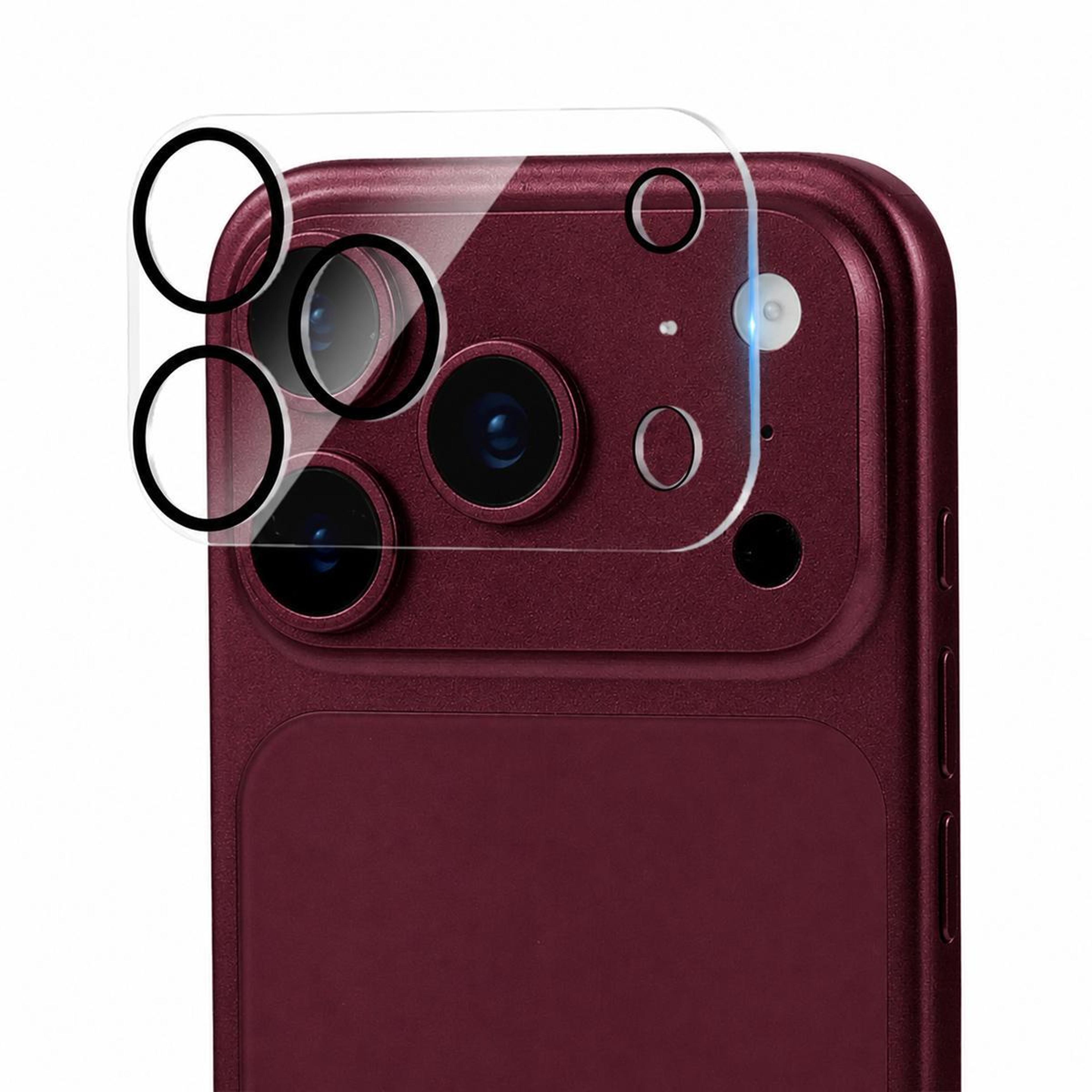 iphone 18 pro max integrated camera lens protector with tempered glass