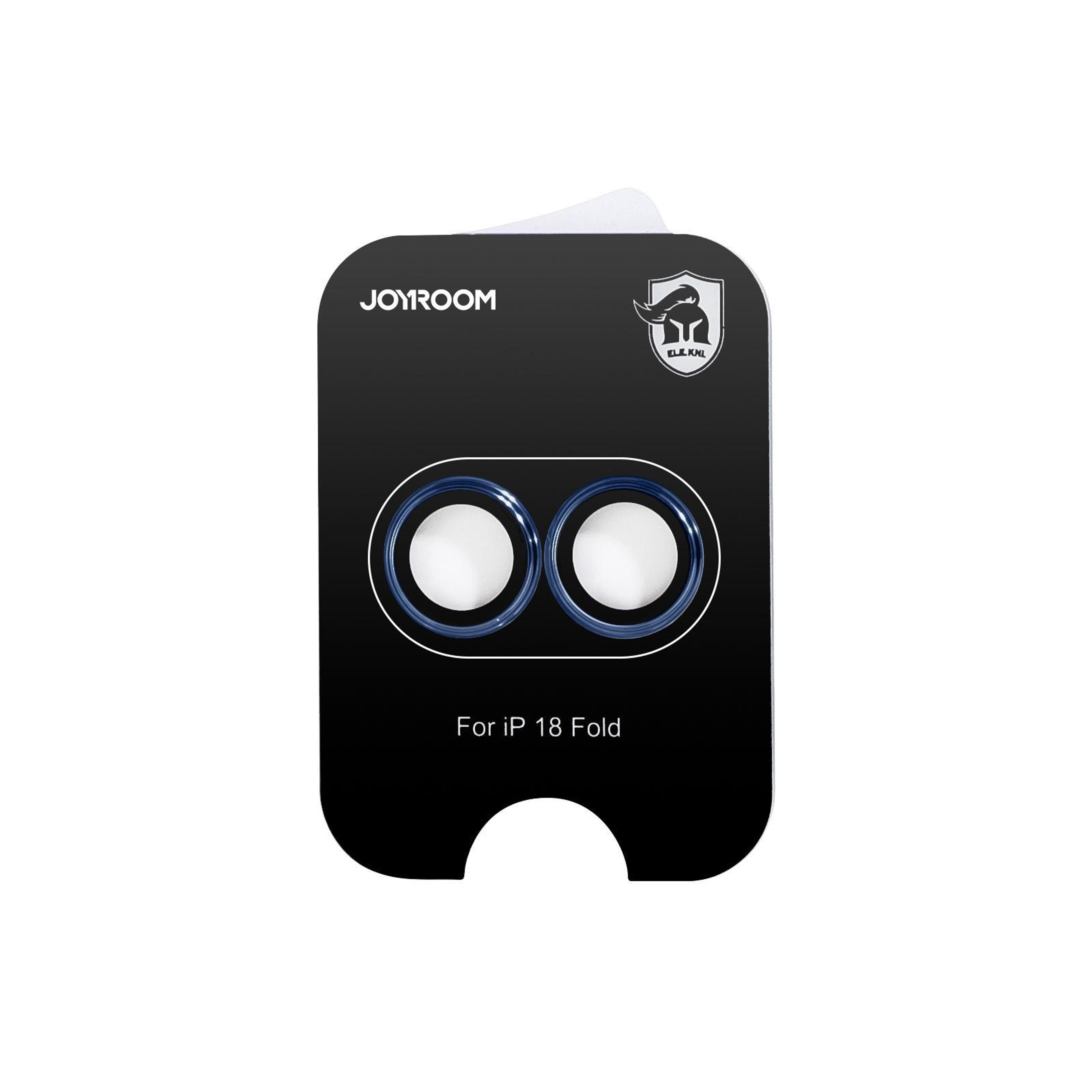 joyroom knight series iphone duo camera lens protector 9h corning glass hd blue
