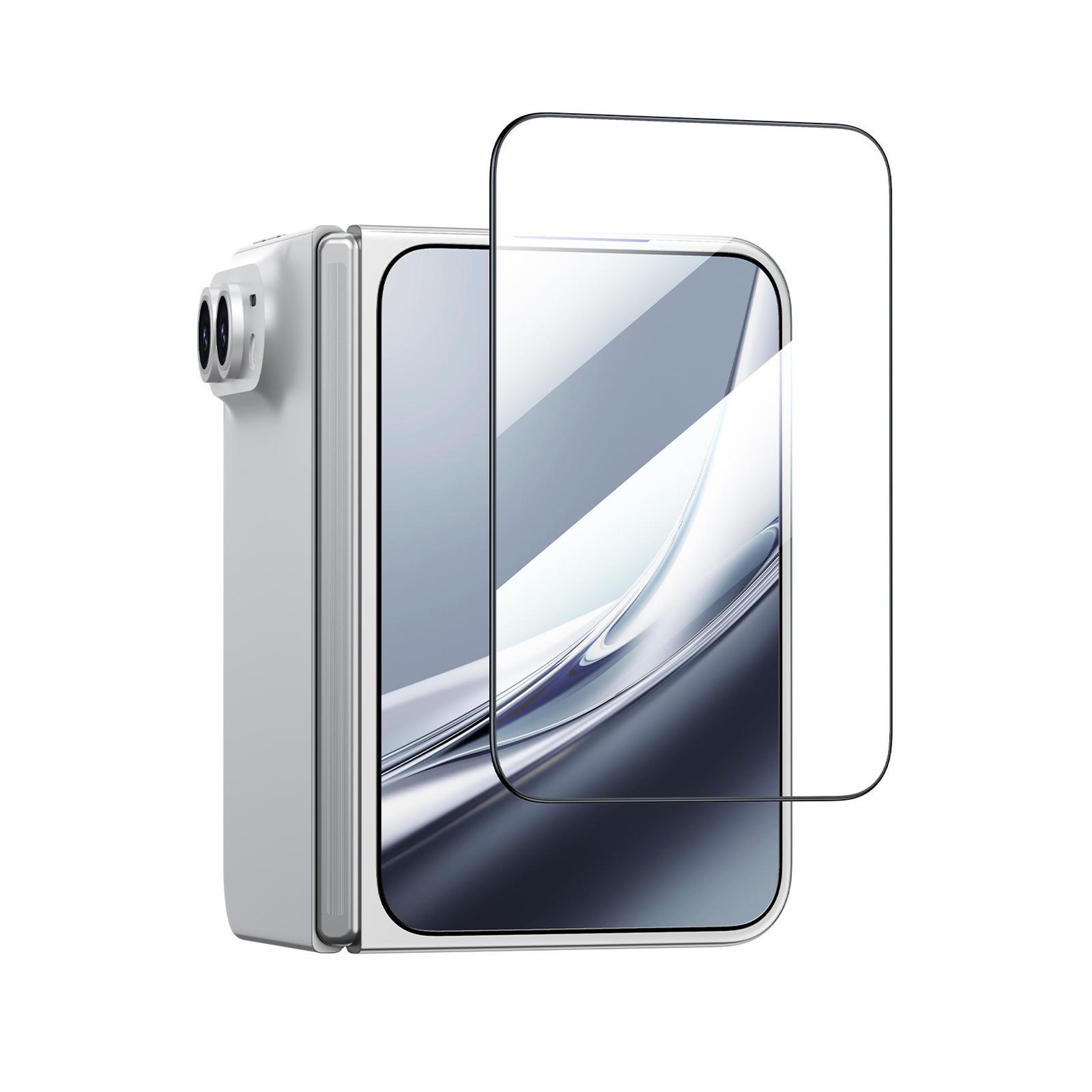 joyroom iphone duo screen protector with 9h tempered glass, full coverage anti-fingerprint shield
