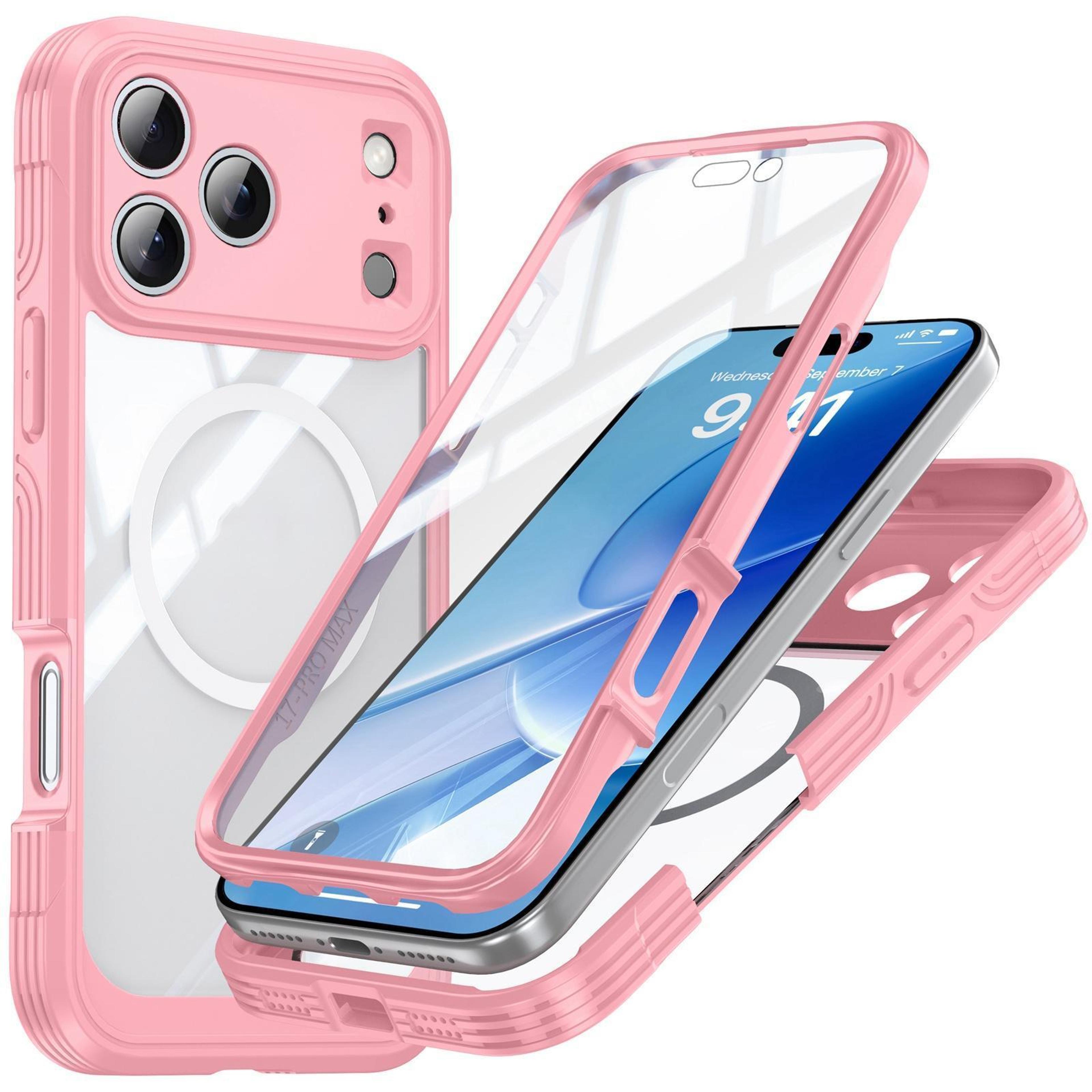 iphone 18 pro max rugged magsafe case with screen protector and splash protection