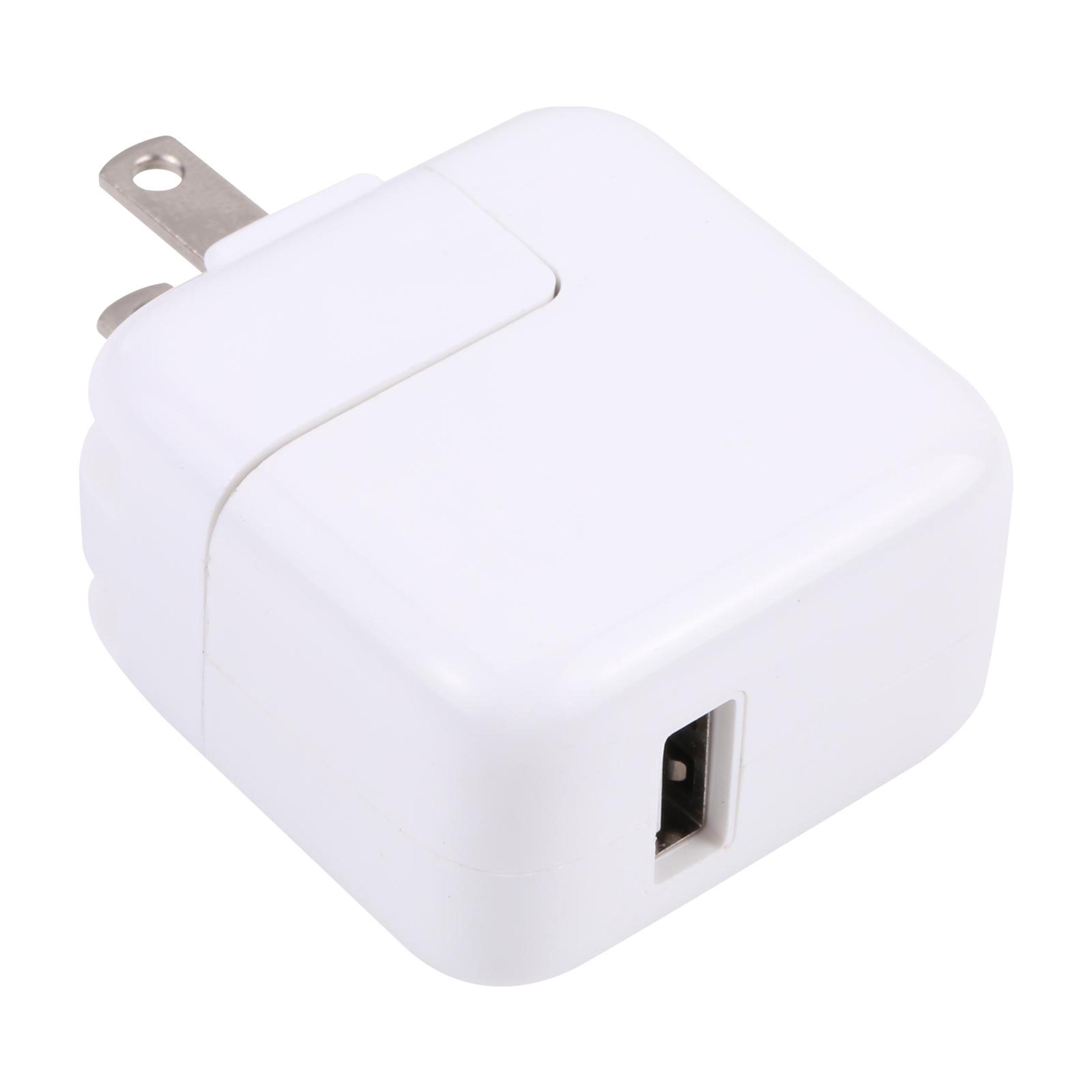 10w usb wall charger with foldable us plug, compact 2.1a travel power adapter