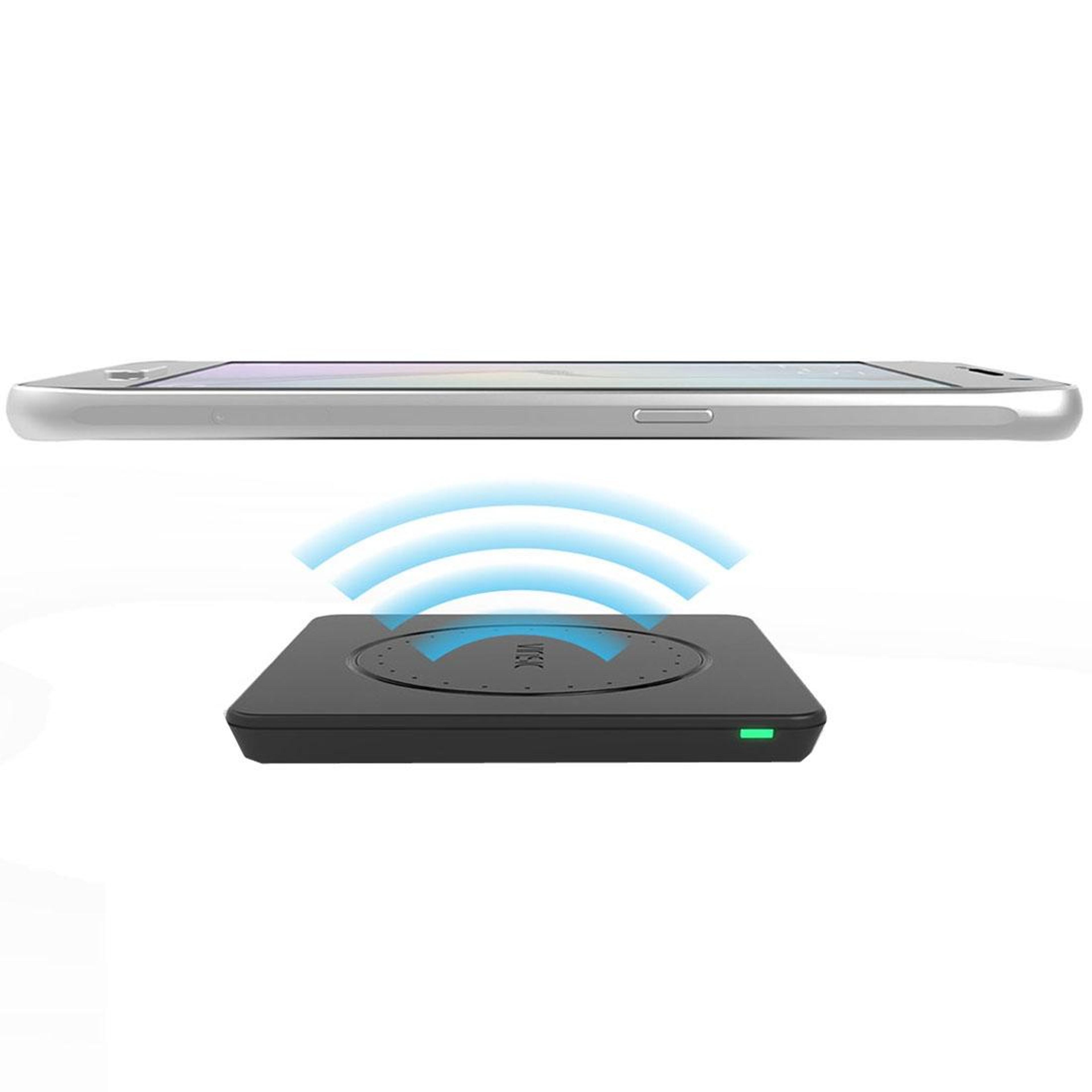 vinsic qi wireless charger pad 5v 1a portable charging mat for qi-enabled phones