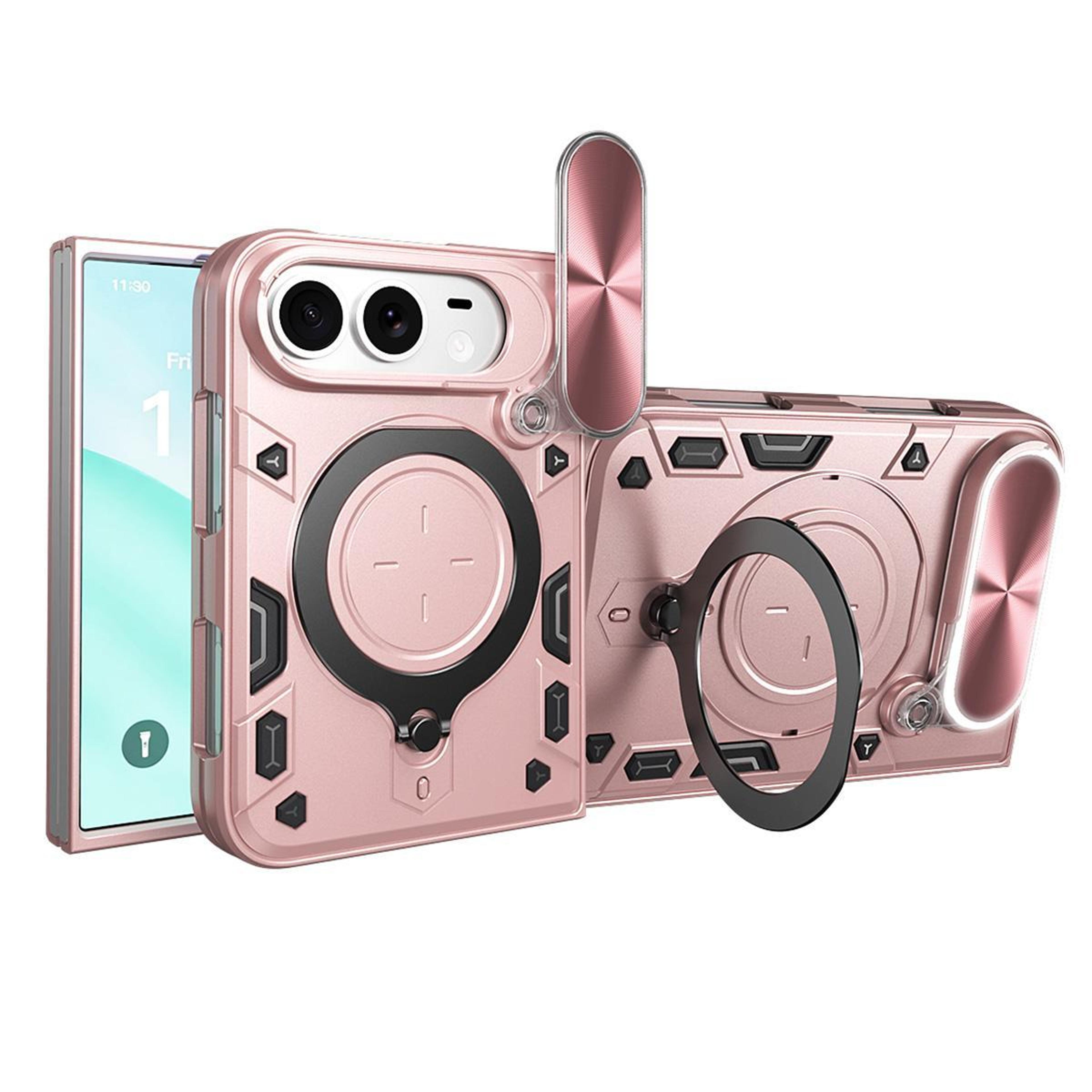 iphone duo magnetic phone case with sliding camera cover and cd texture