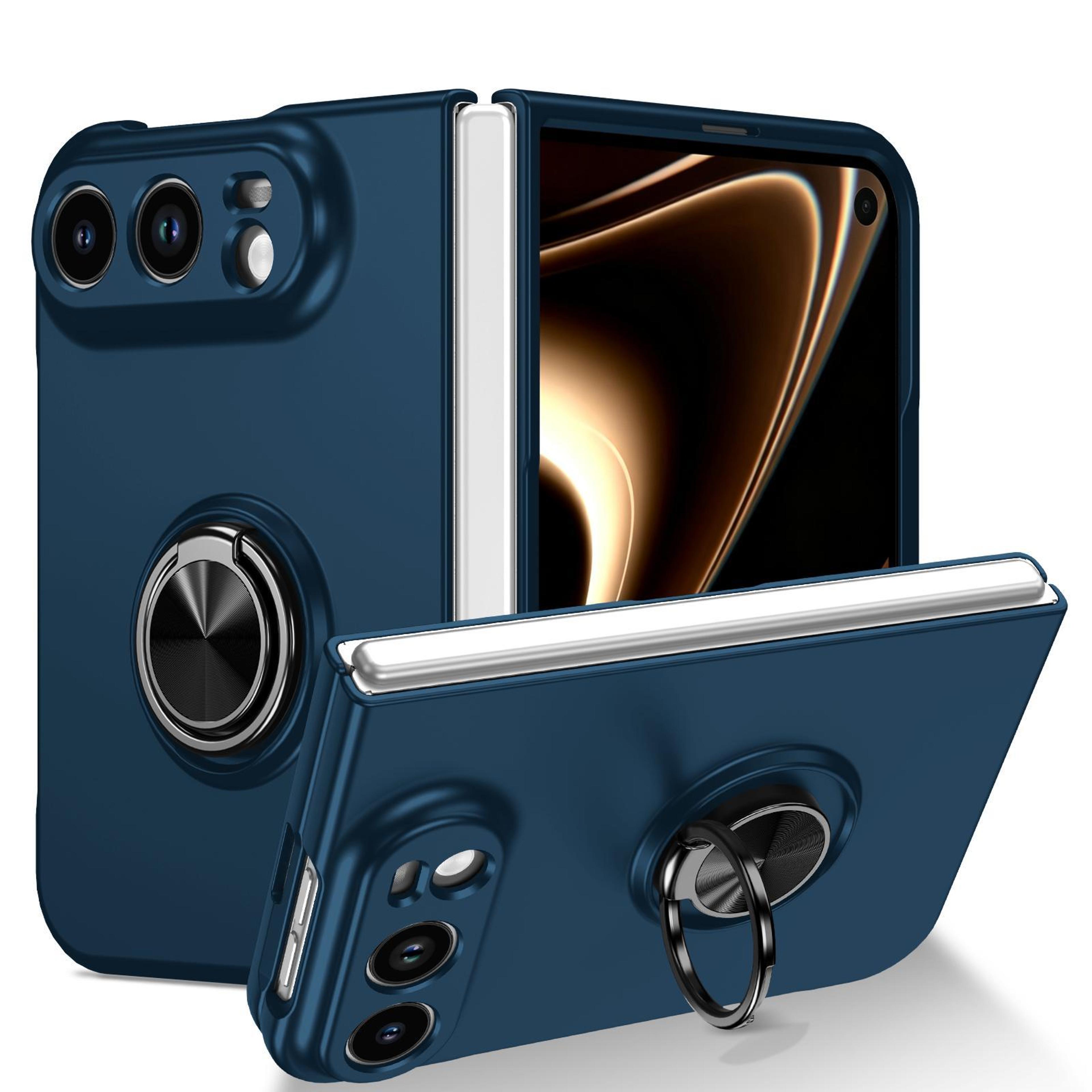 iphone duo armor magnetic ring holder protective phone case with kickstand