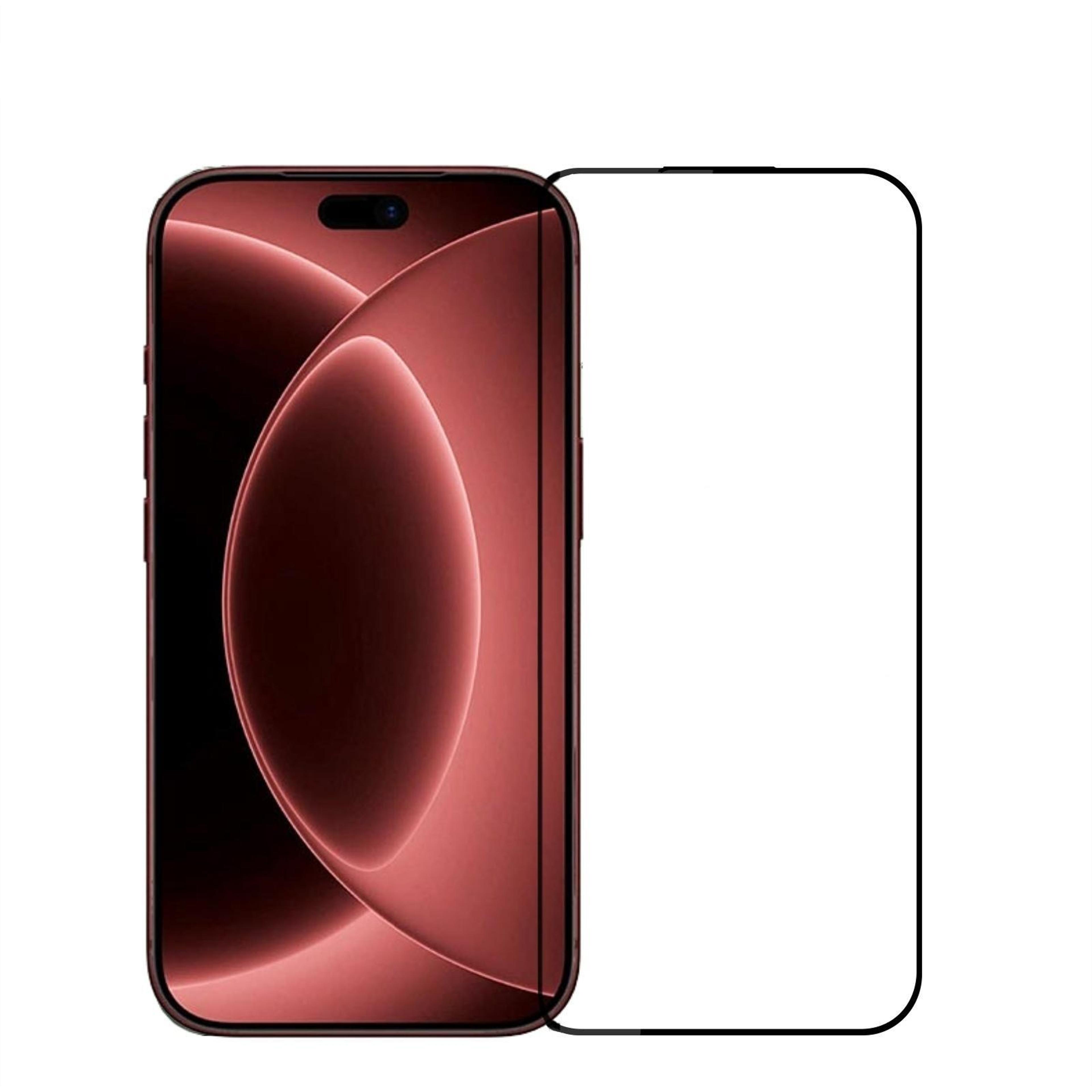 mofi iphone 18 pro max screen protector 9h full screen 2.5d tempered glass black