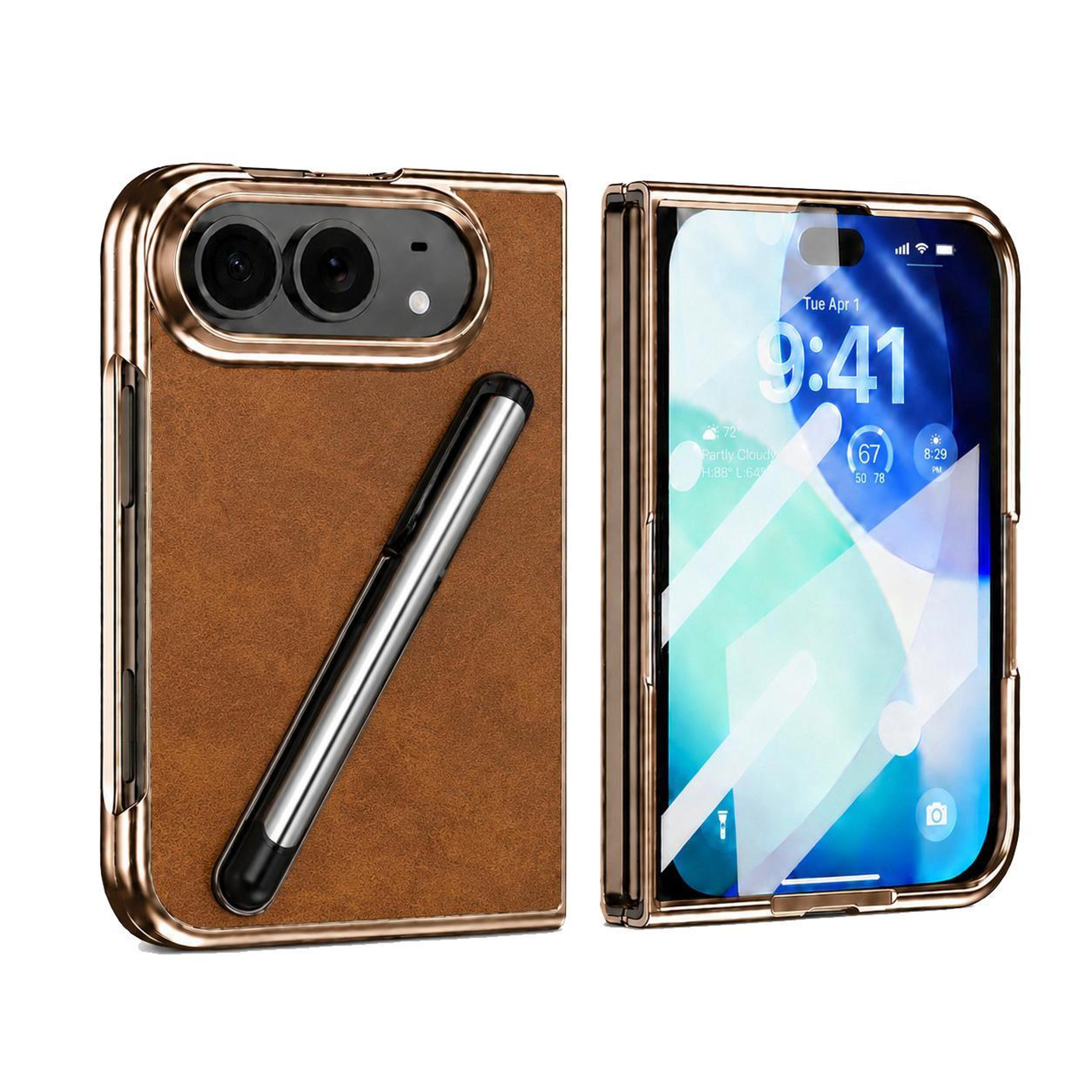 iphone duo case with screen protector, stylus holder and kickstand
