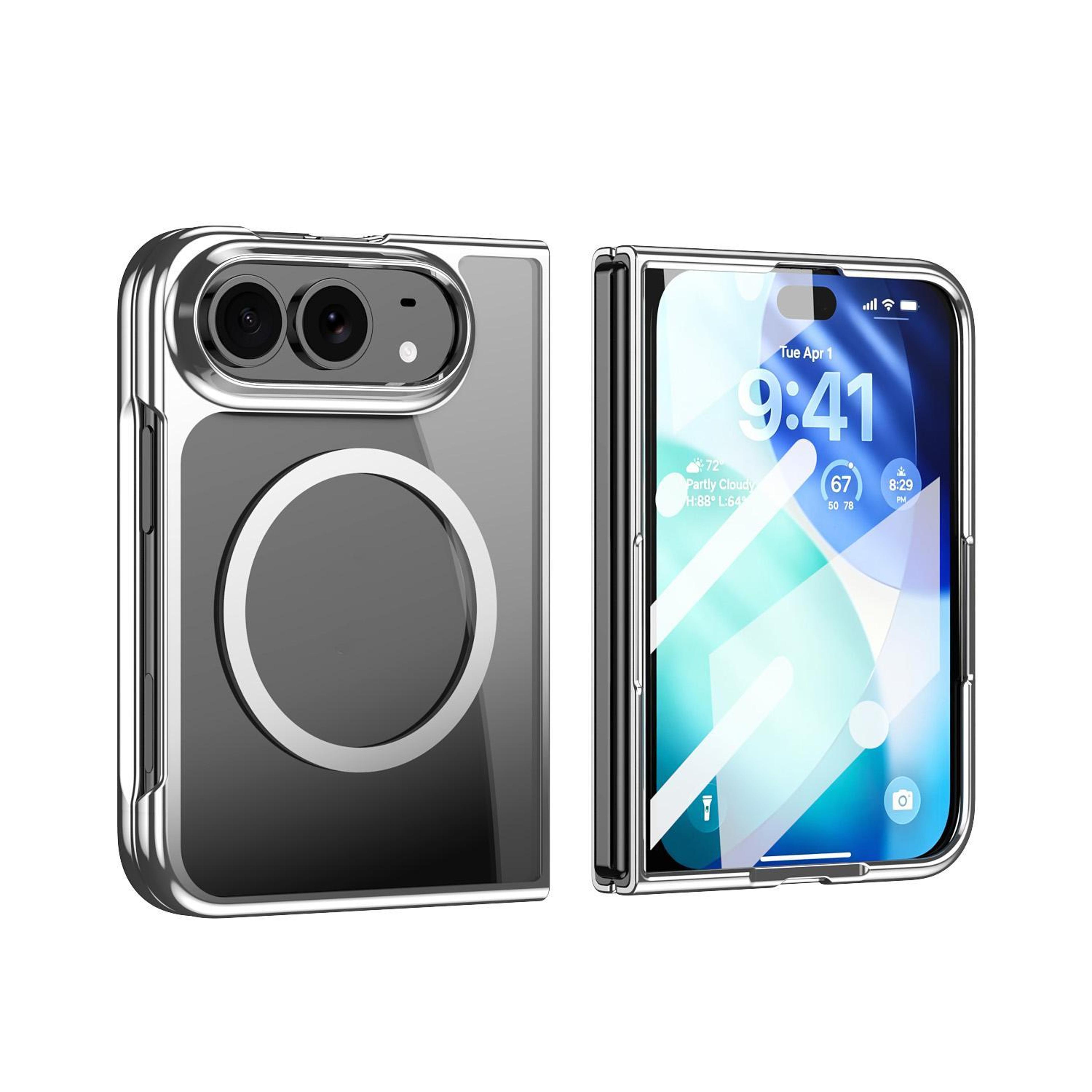 iphone duo magnetic clear case with integrated screen protector