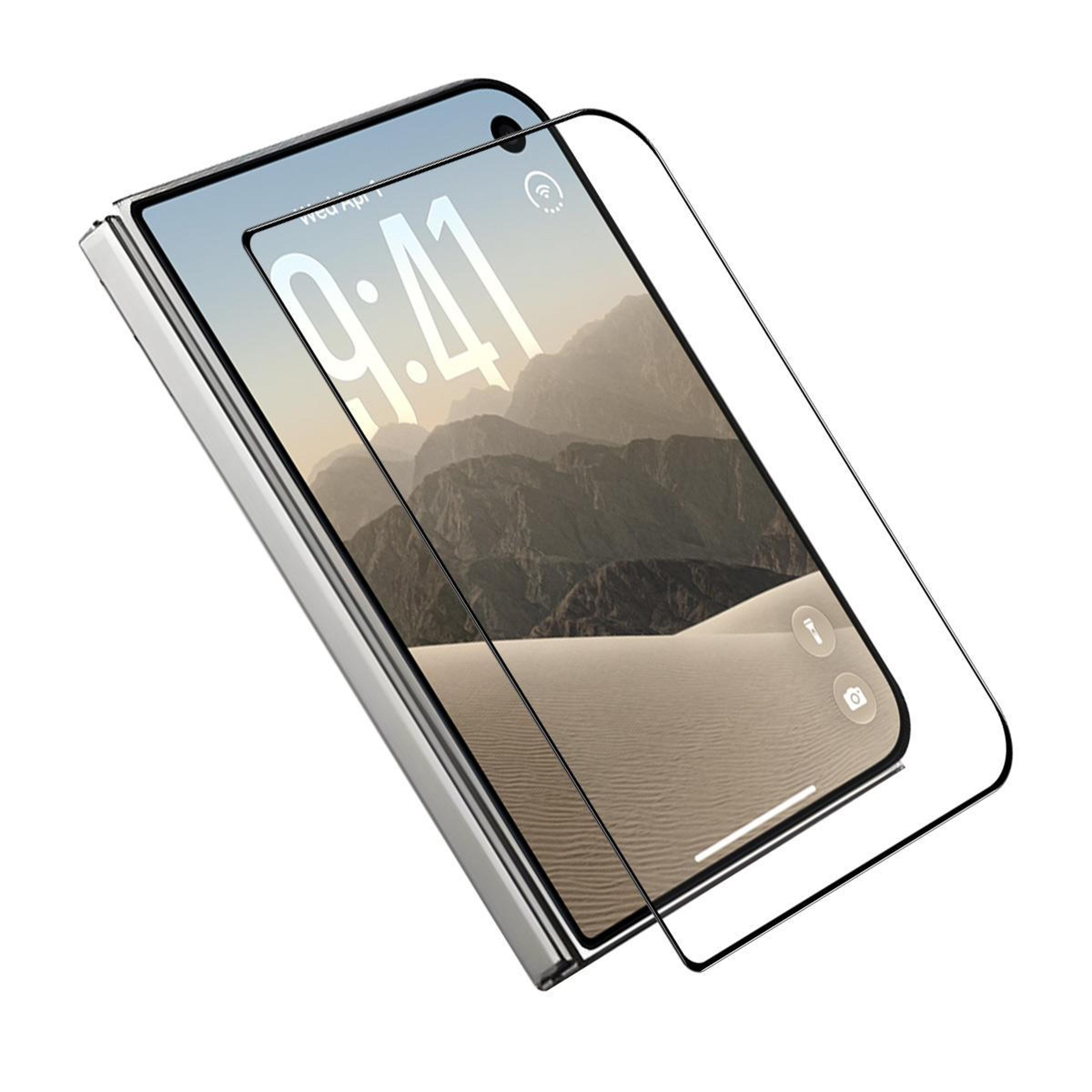 iphone duo tempered glass screen protector with anti-glare clarity and case-friendly fit