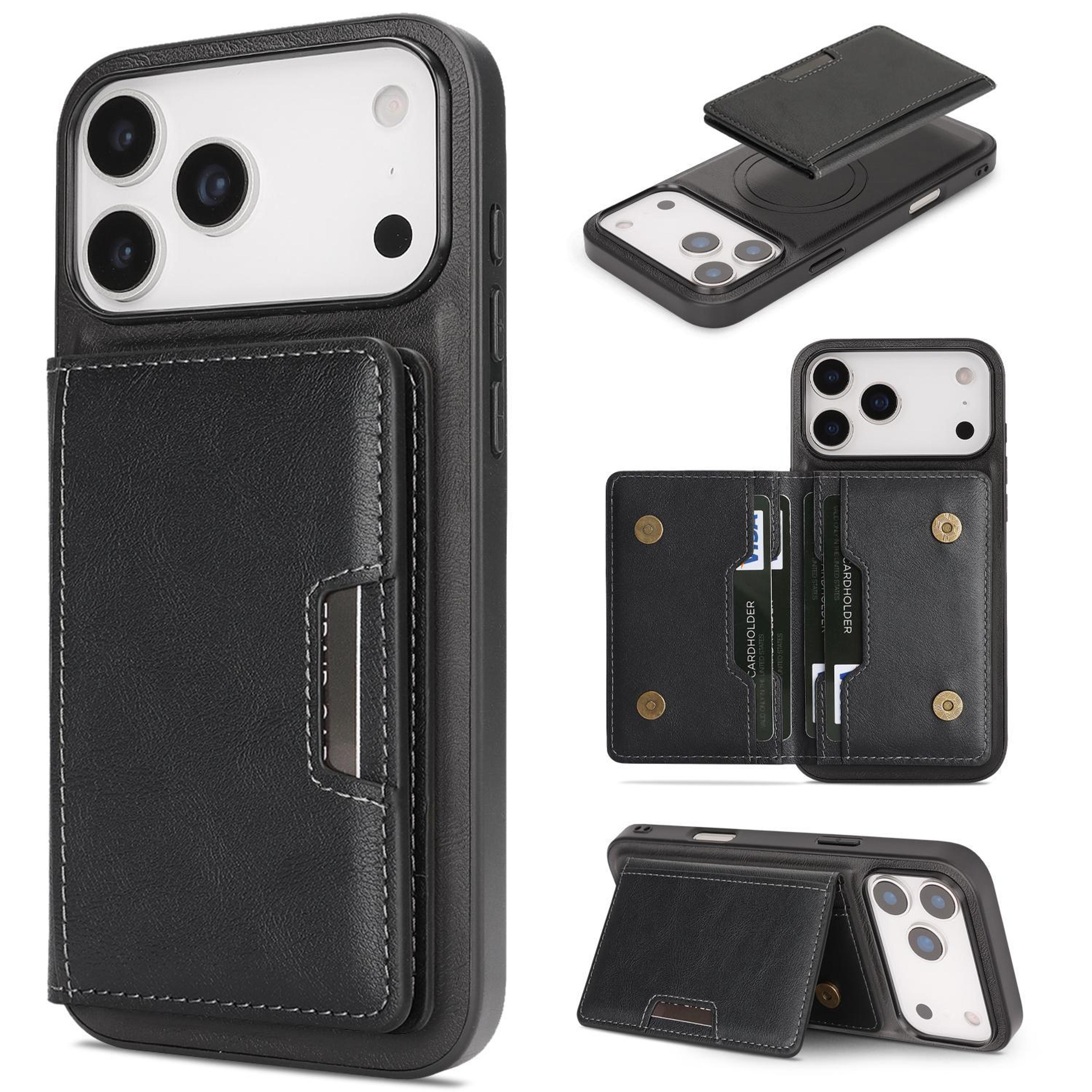 iphone 18 pro magsafe wallet case with detachable card holder and stand