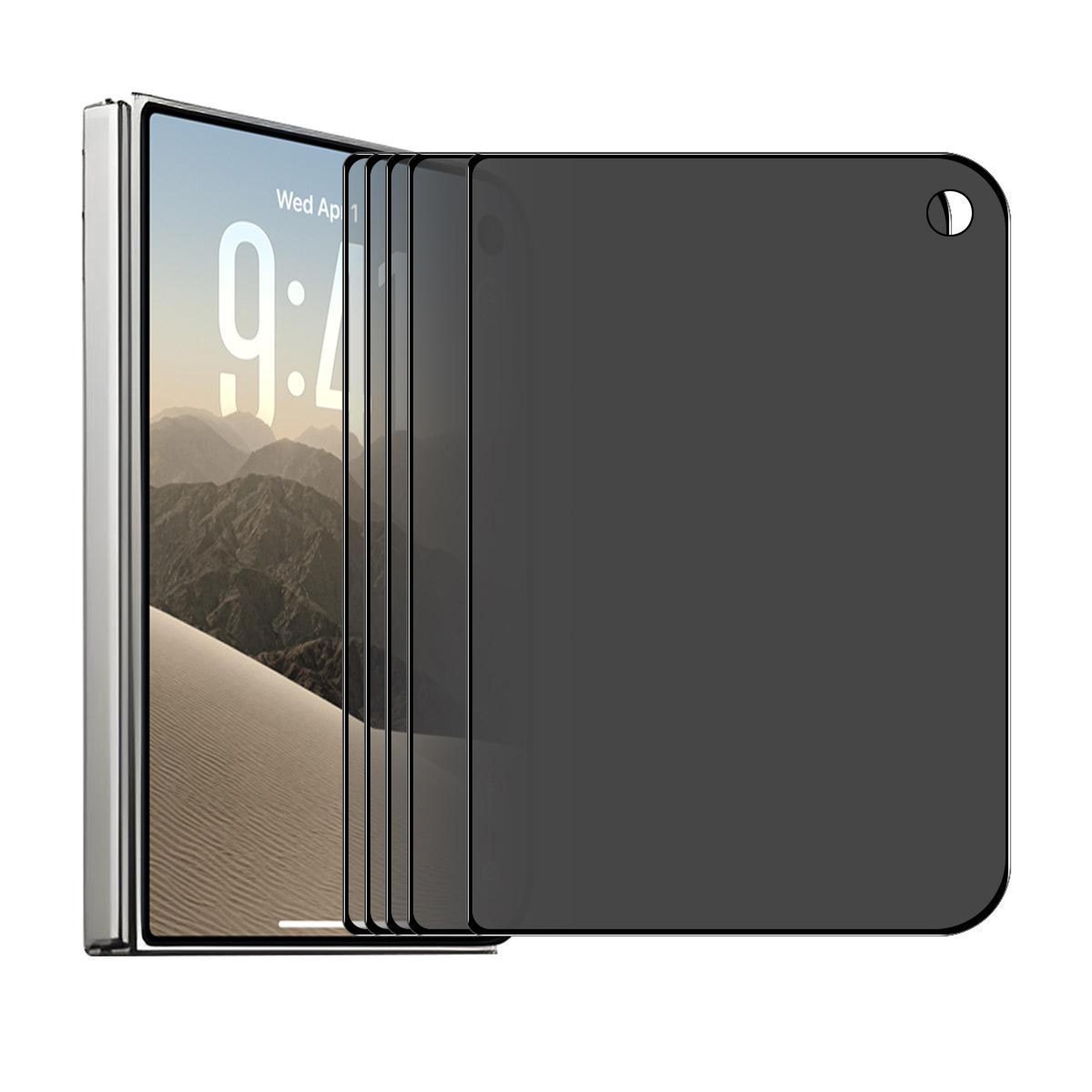 enkay hat-prince iphone duo privacy screen protector 28 degree anti-spy 9h tempered glass