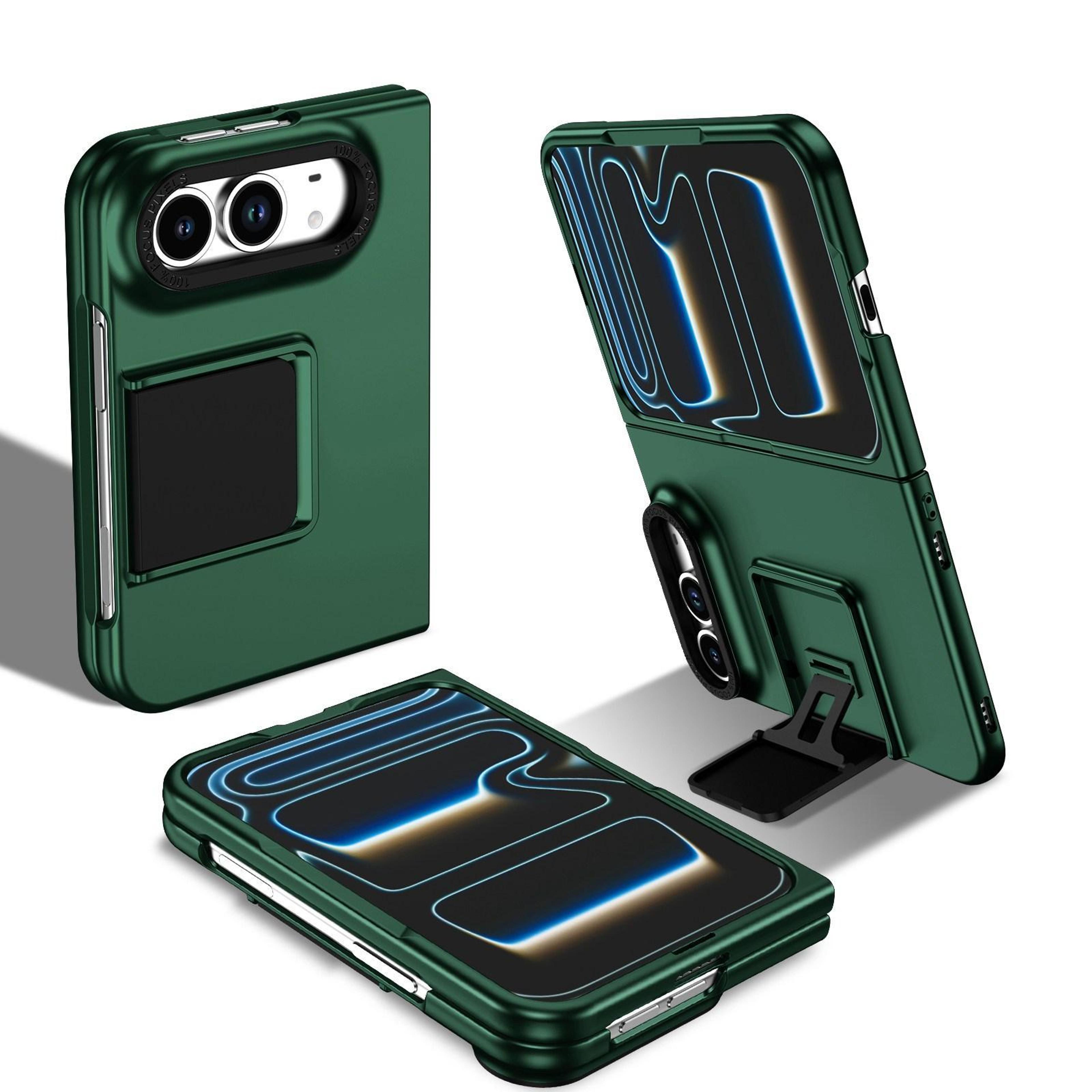 iphone duo folding stand pc case with invisible holder and everyday protection