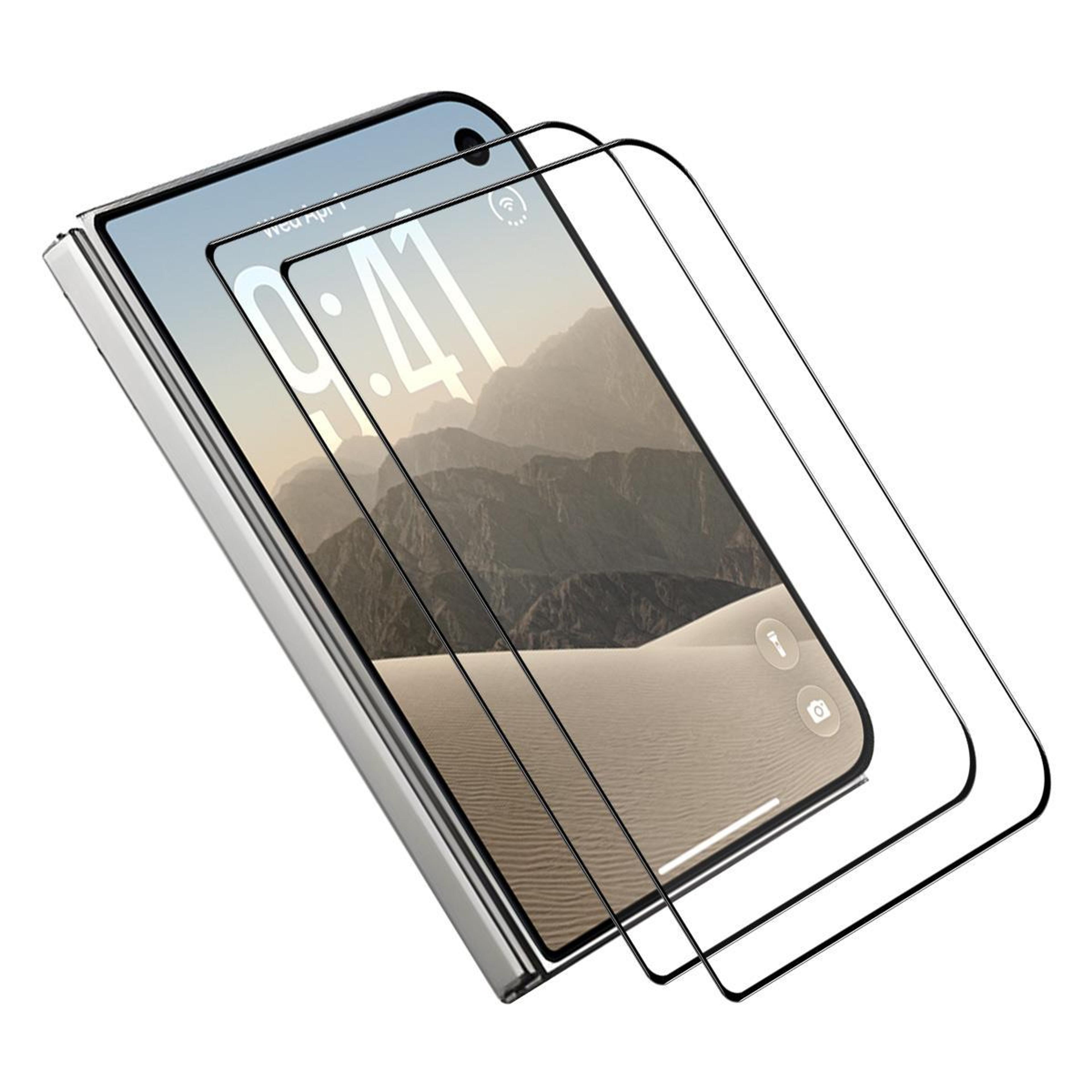 iphone duo tempered glass screen protector with anti-glare coating