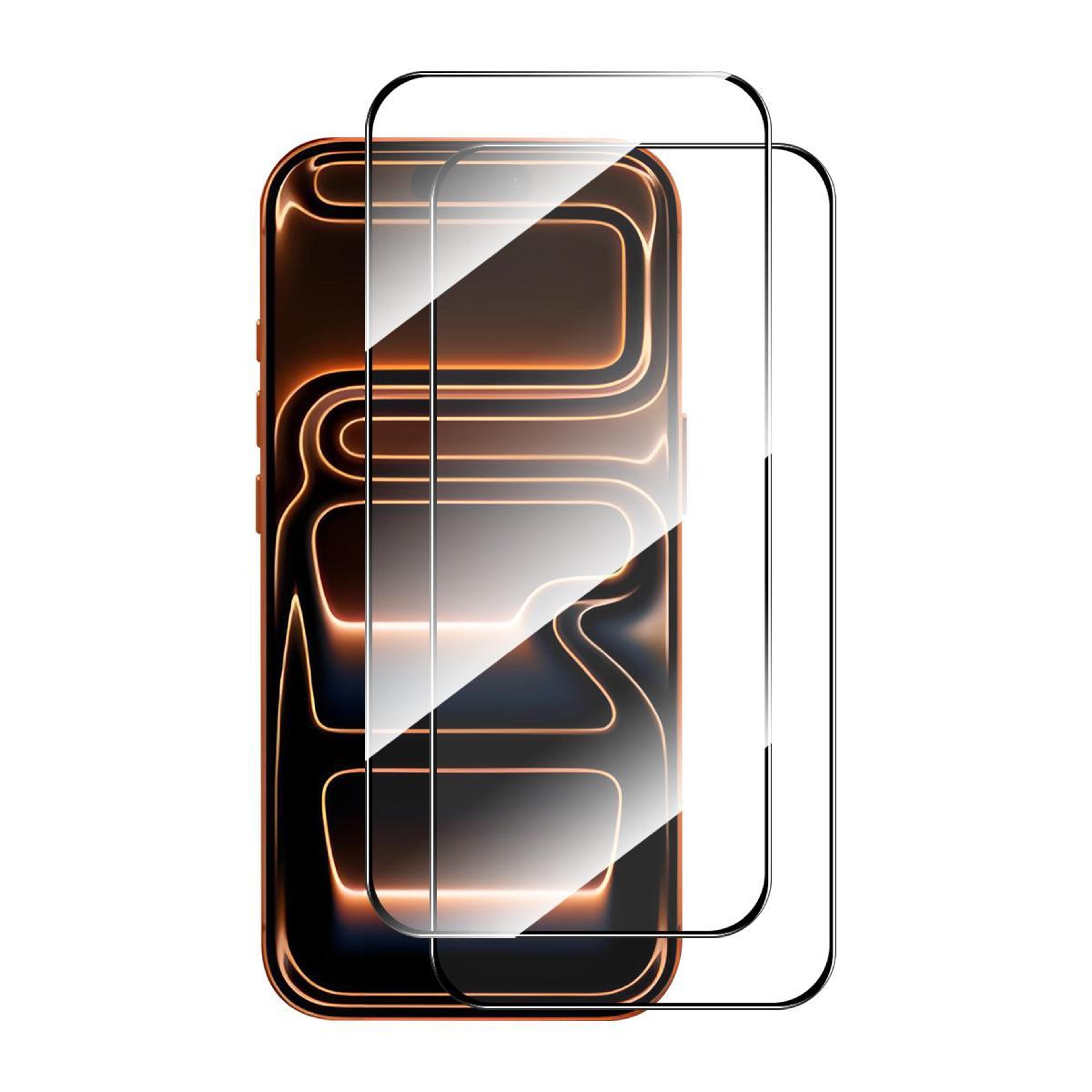 iphone 18 pro tempered glass screen protector with alignment frame
