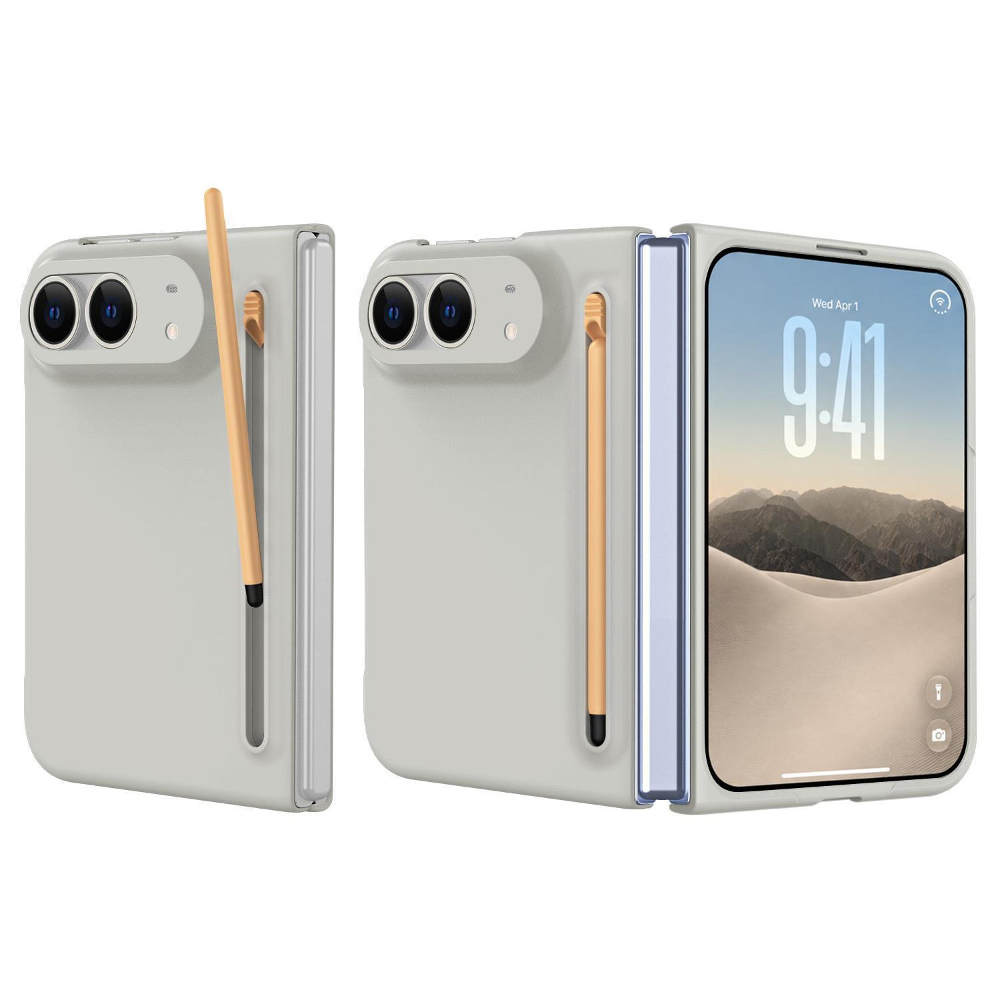 iphone duo skinfeel shockproof phone case with mirror design