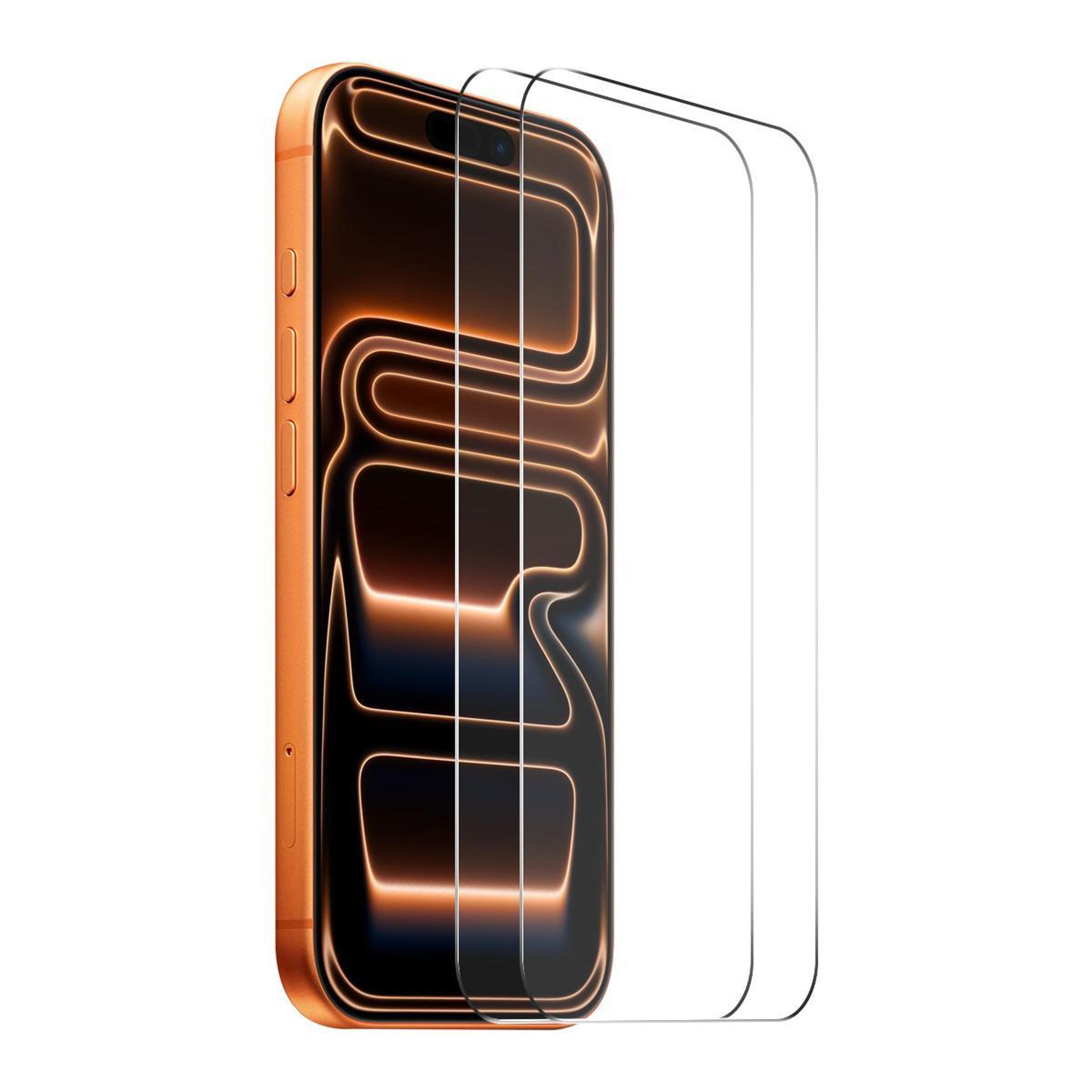 iphone 18 pro max 9h tempered glass screen protector with alignment frame
