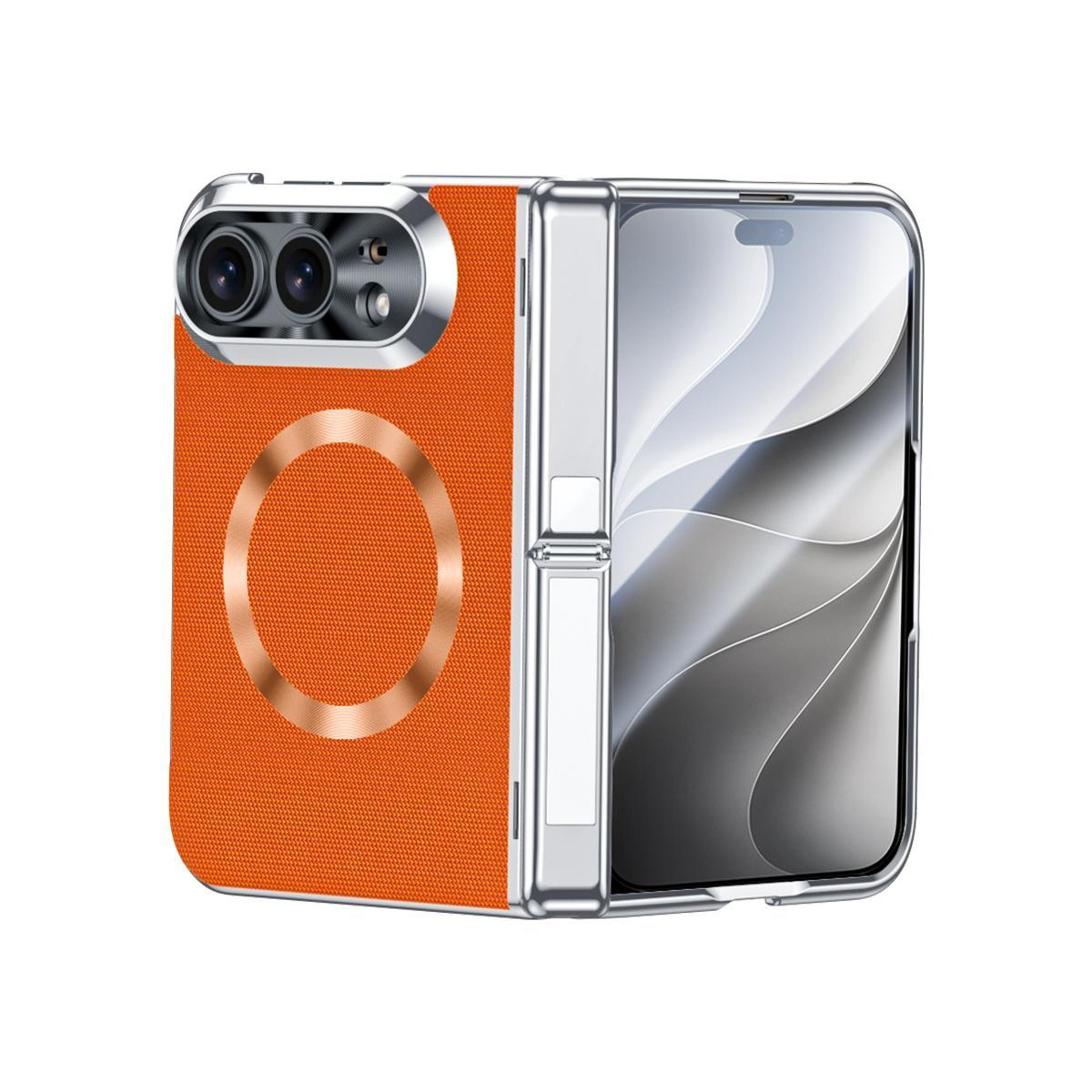 iphone duo integrated magnetic hinge protection case with screen protector