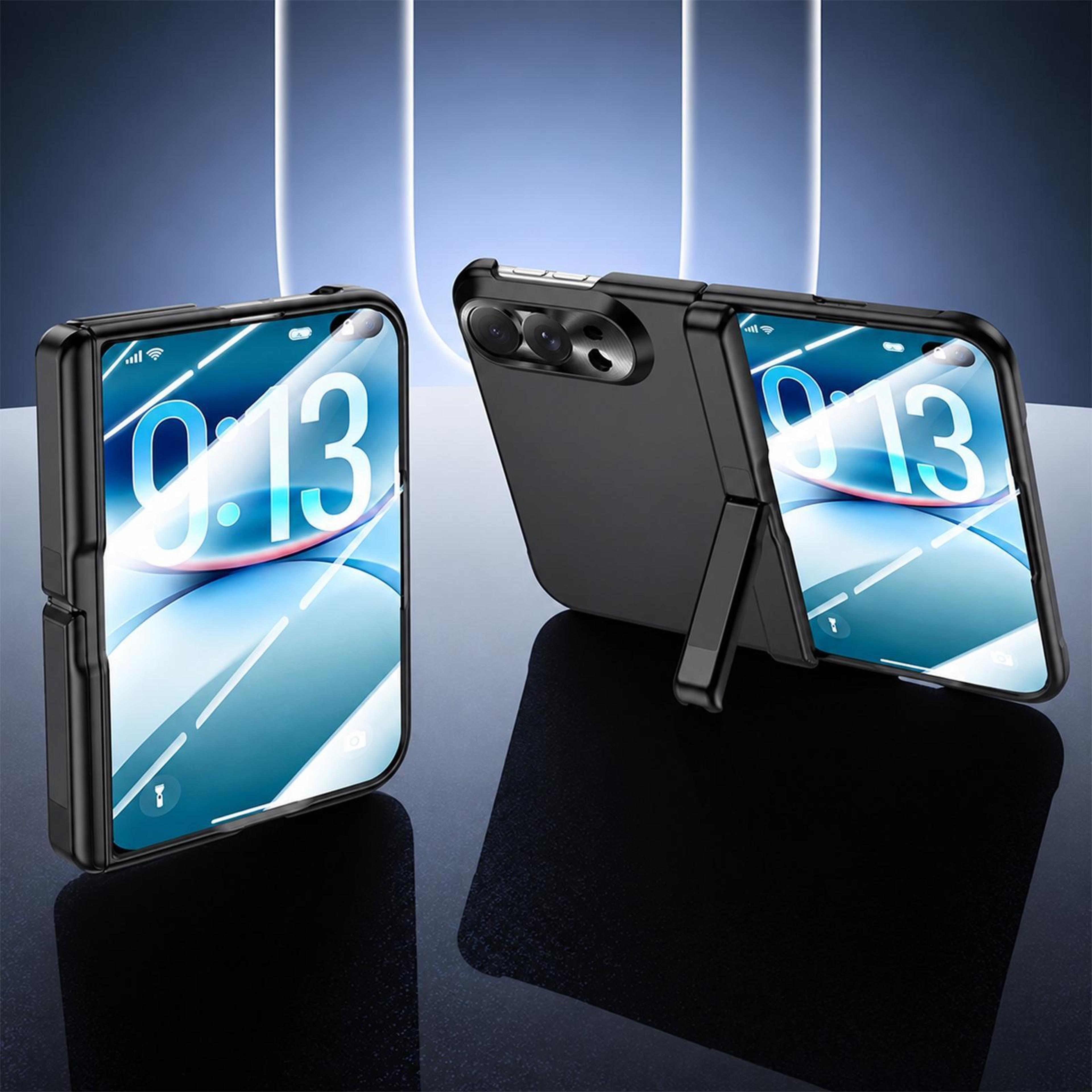 iphone duo protective case with built-in screen protector and adjustable kickstand