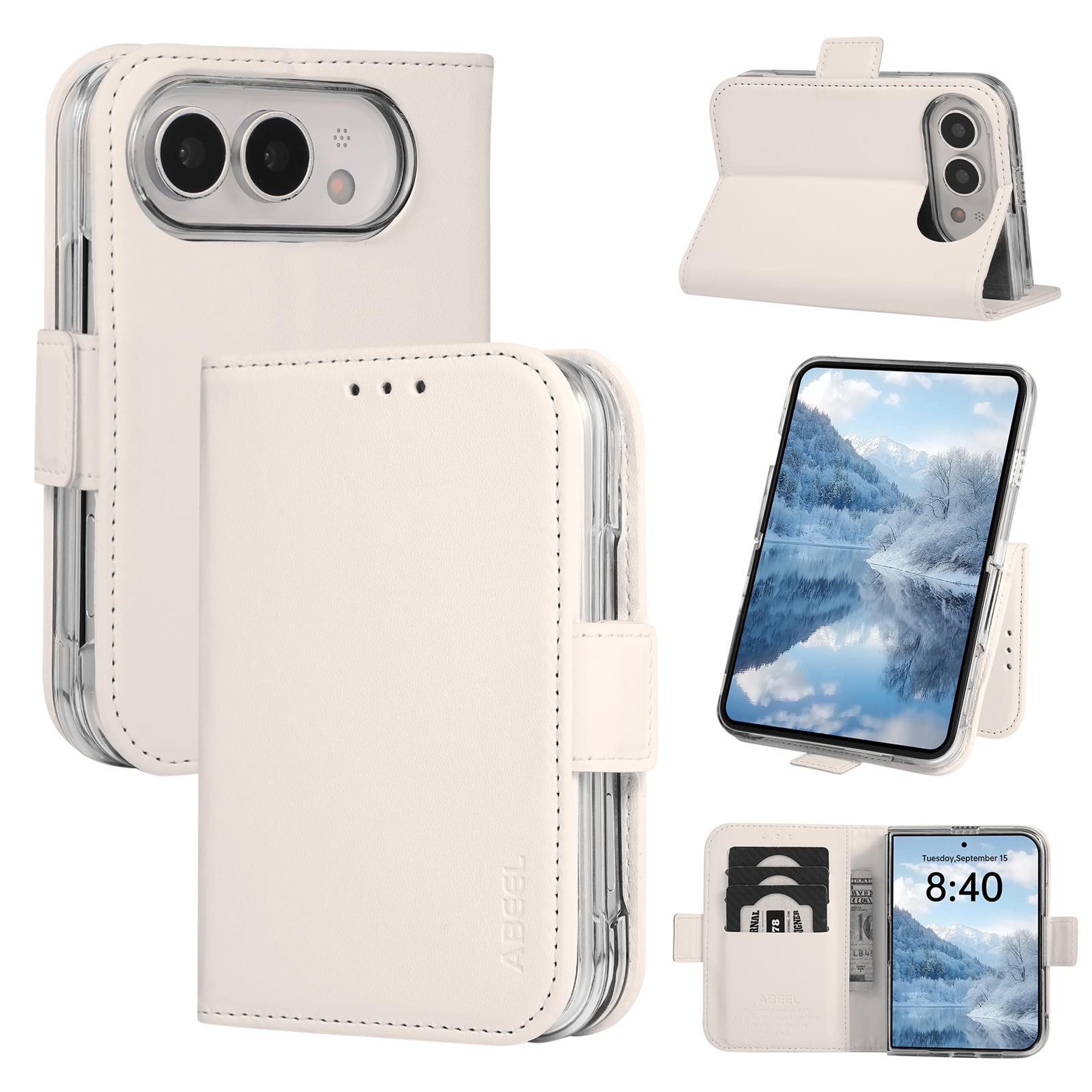 iphone duo rfid leather phone case with stand and side buckle