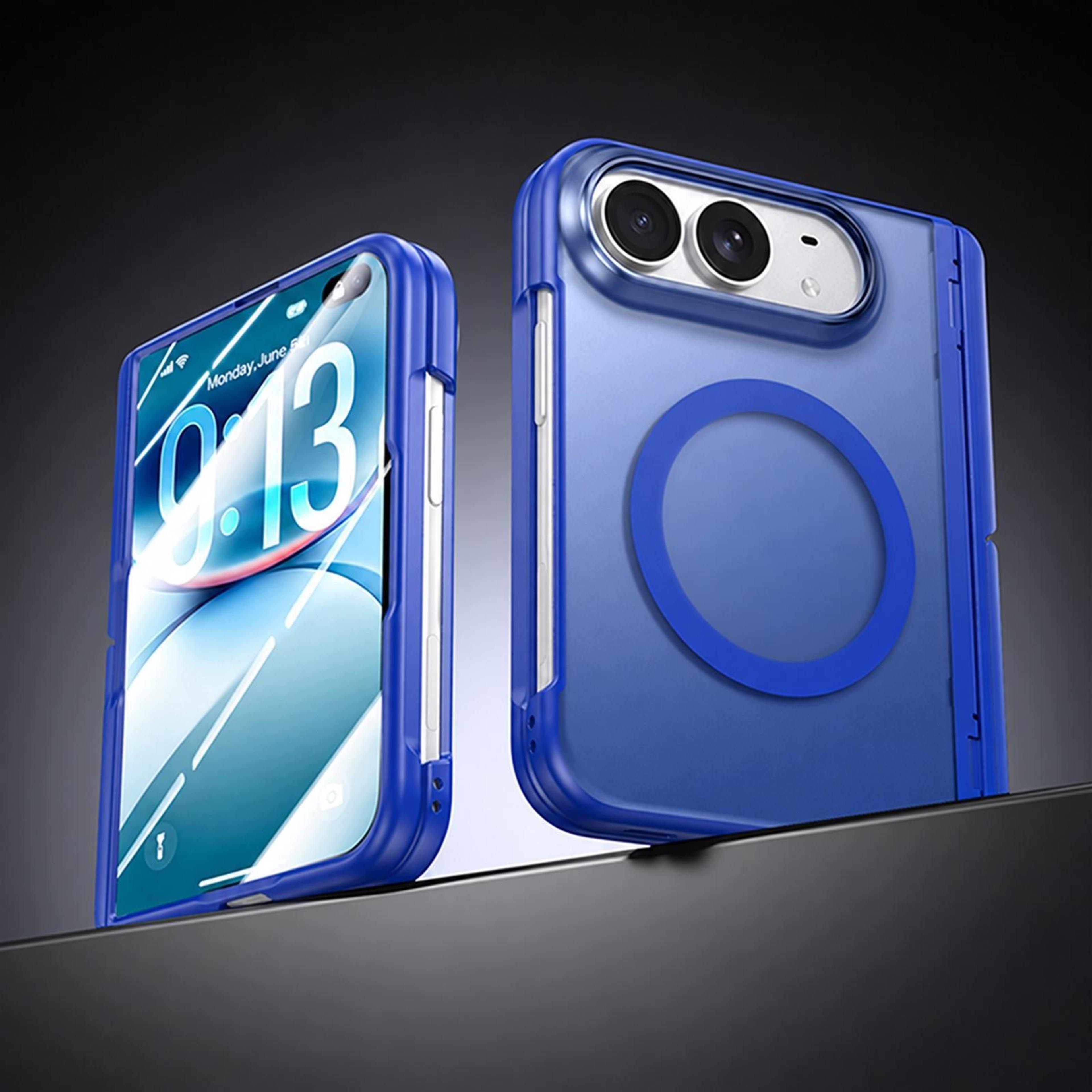 iphone duo foldable phone case with screen protector magnetic ring and adjustable kickstand
