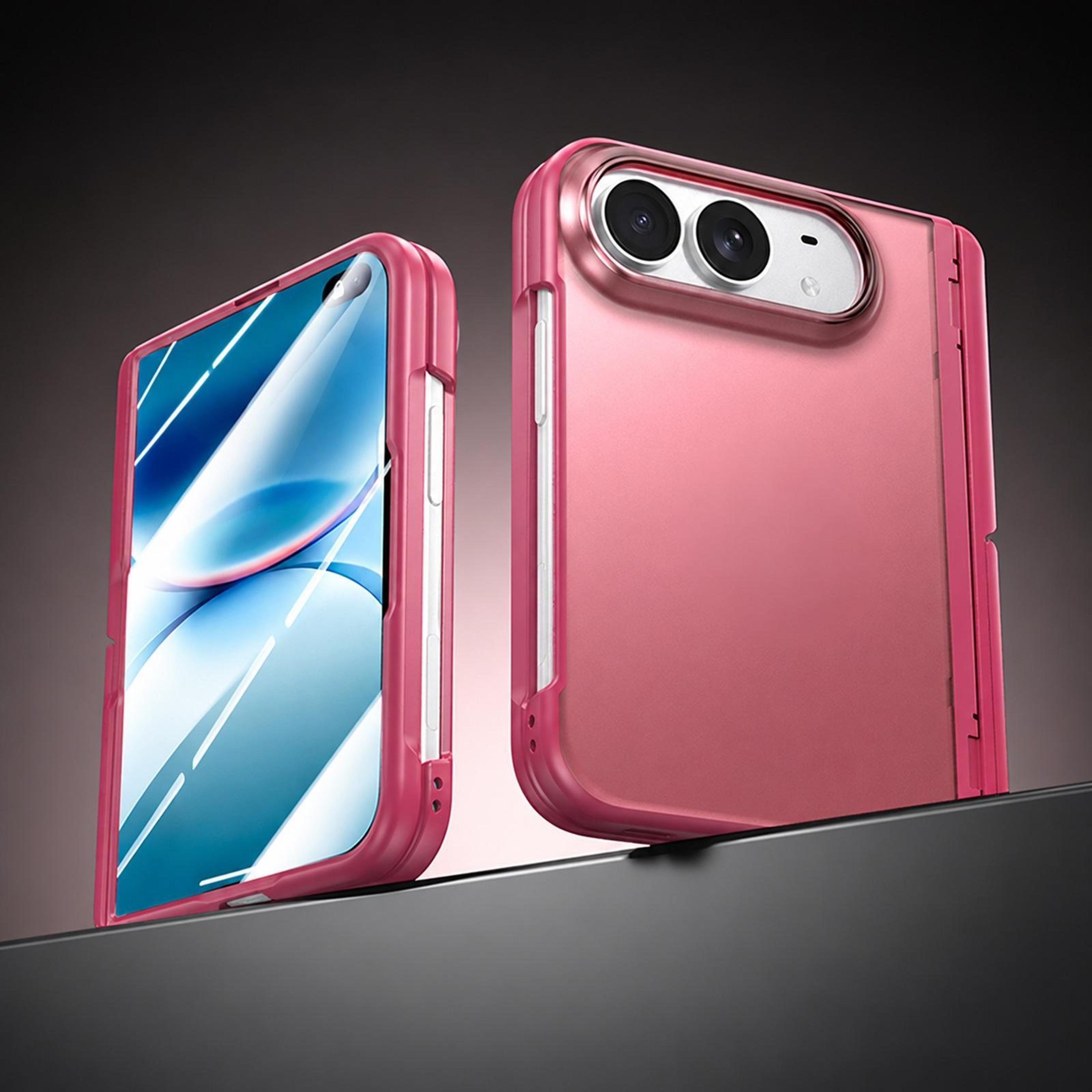 iphone duo full coverage foldable phone case with screen protector and kickstand