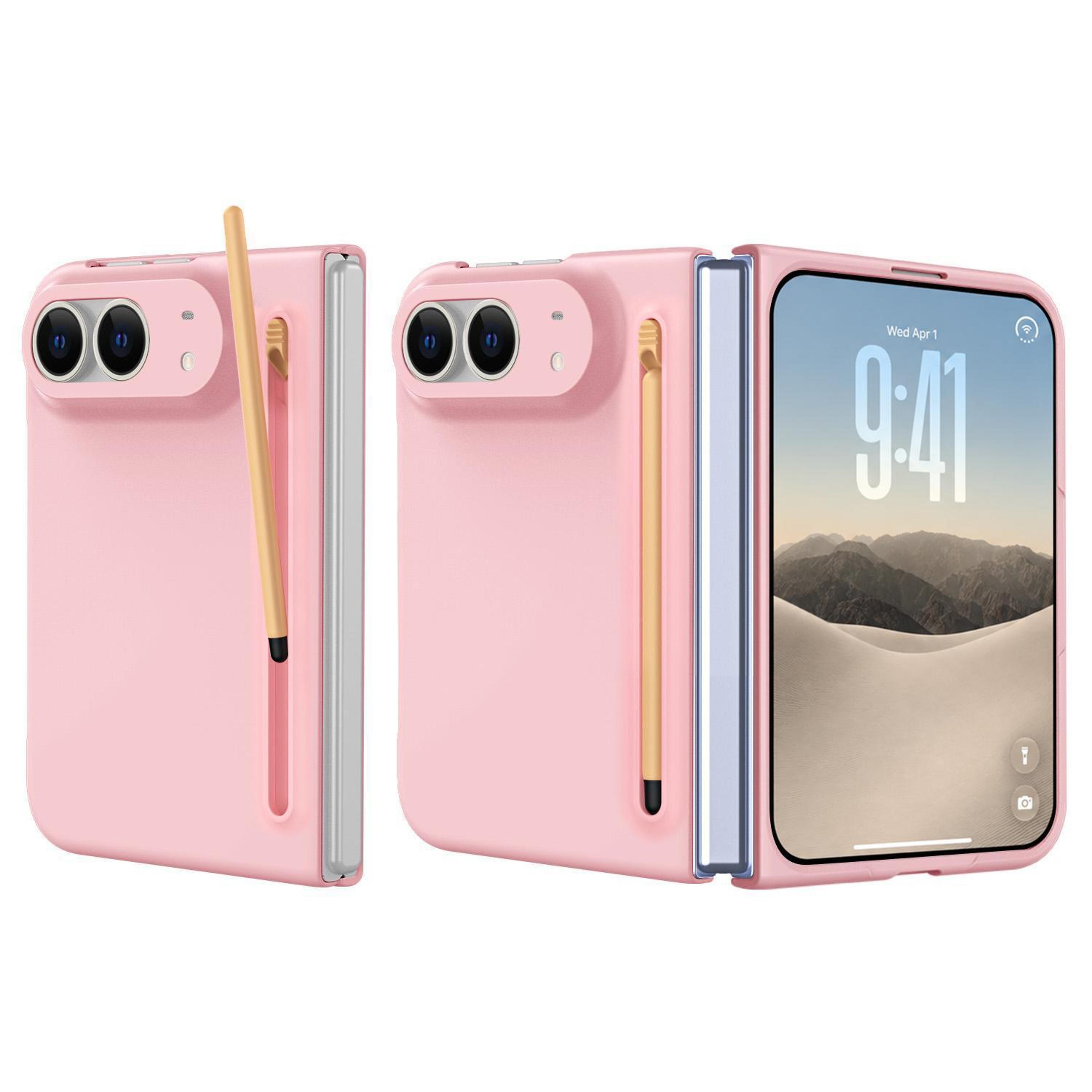 iphone duo shockproof phone case with mirror-style design no pen