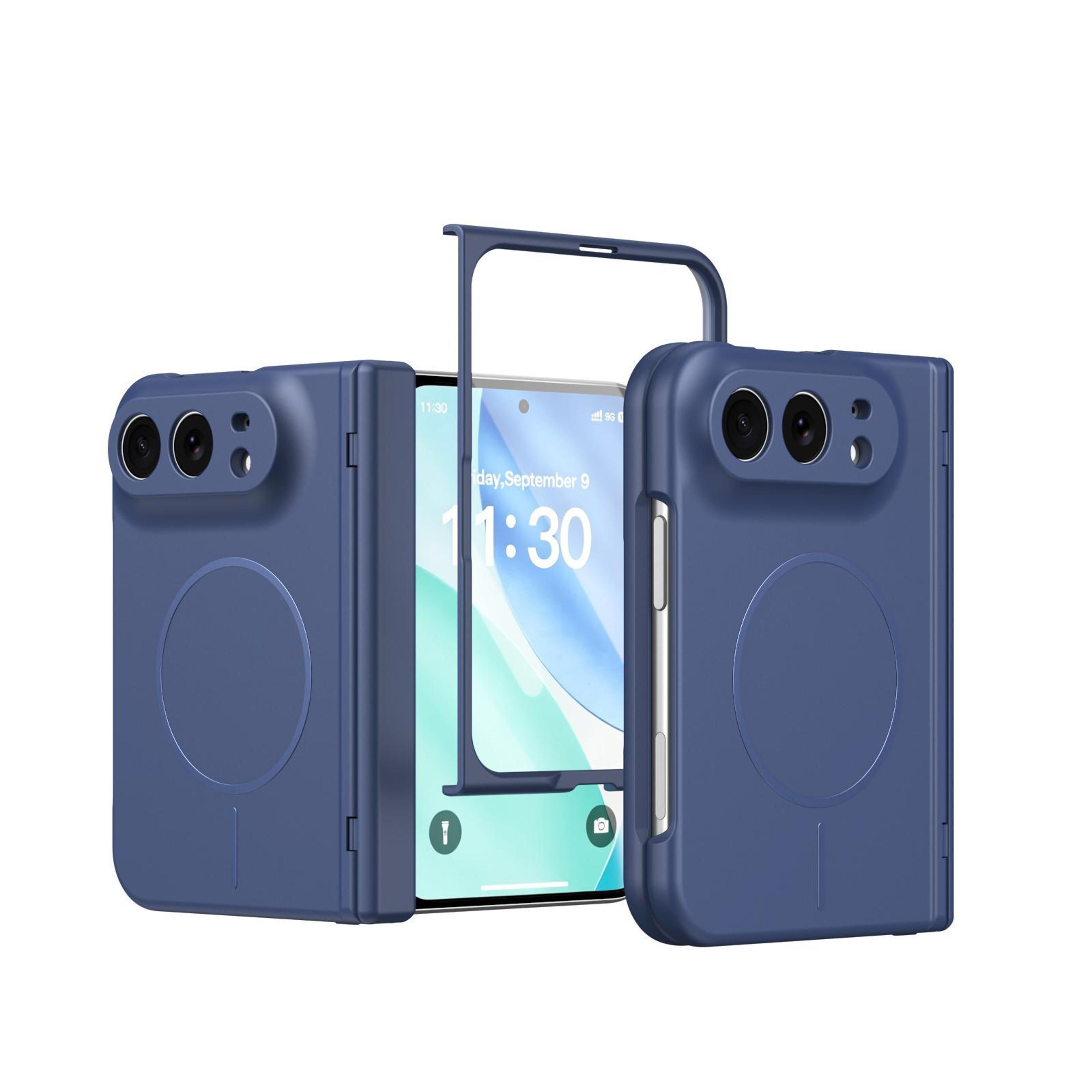 iphone duo full cover magnetic hinge protection case with integrated screen protector