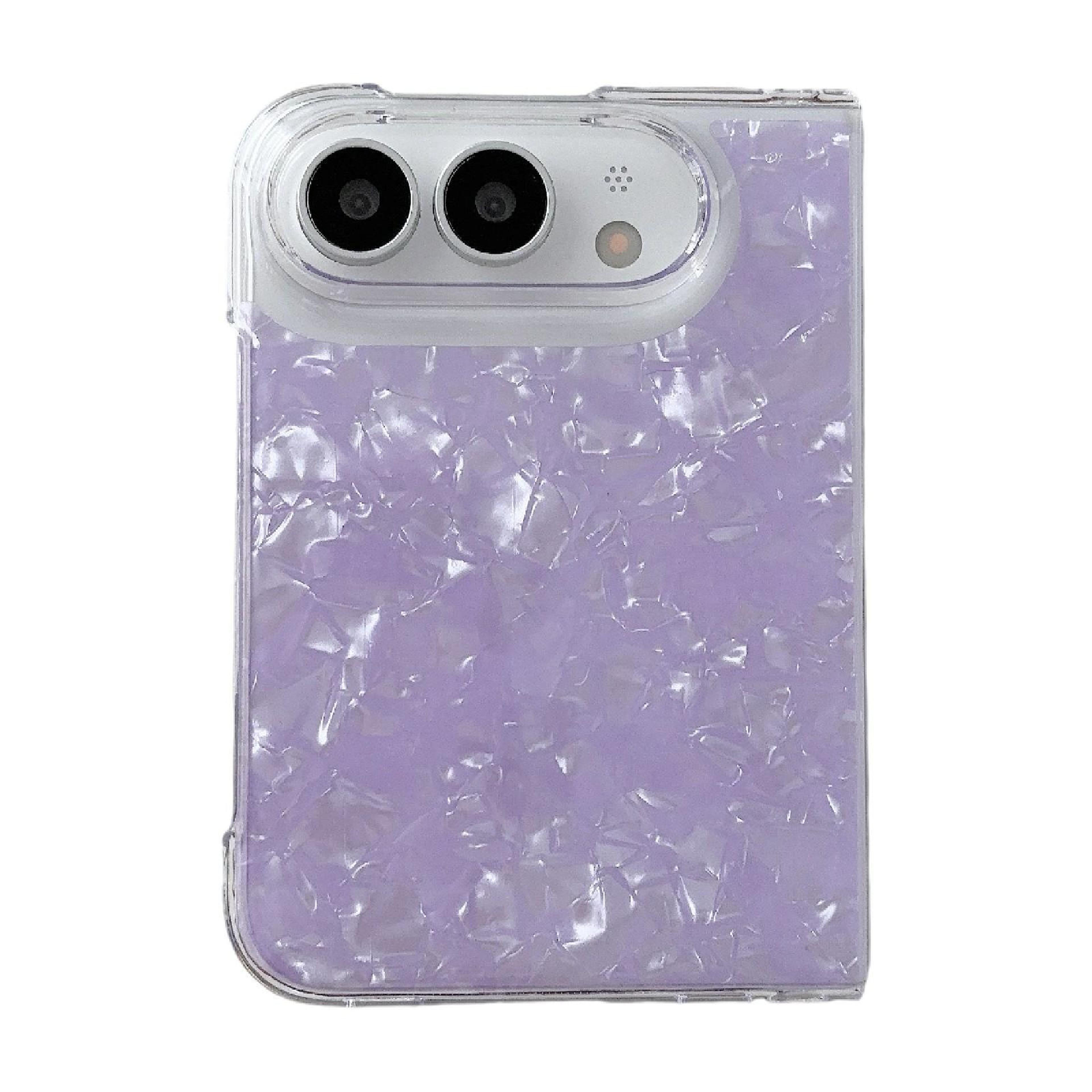 iphone duo slim two-section pc phone case with fingerprint-resistant finish