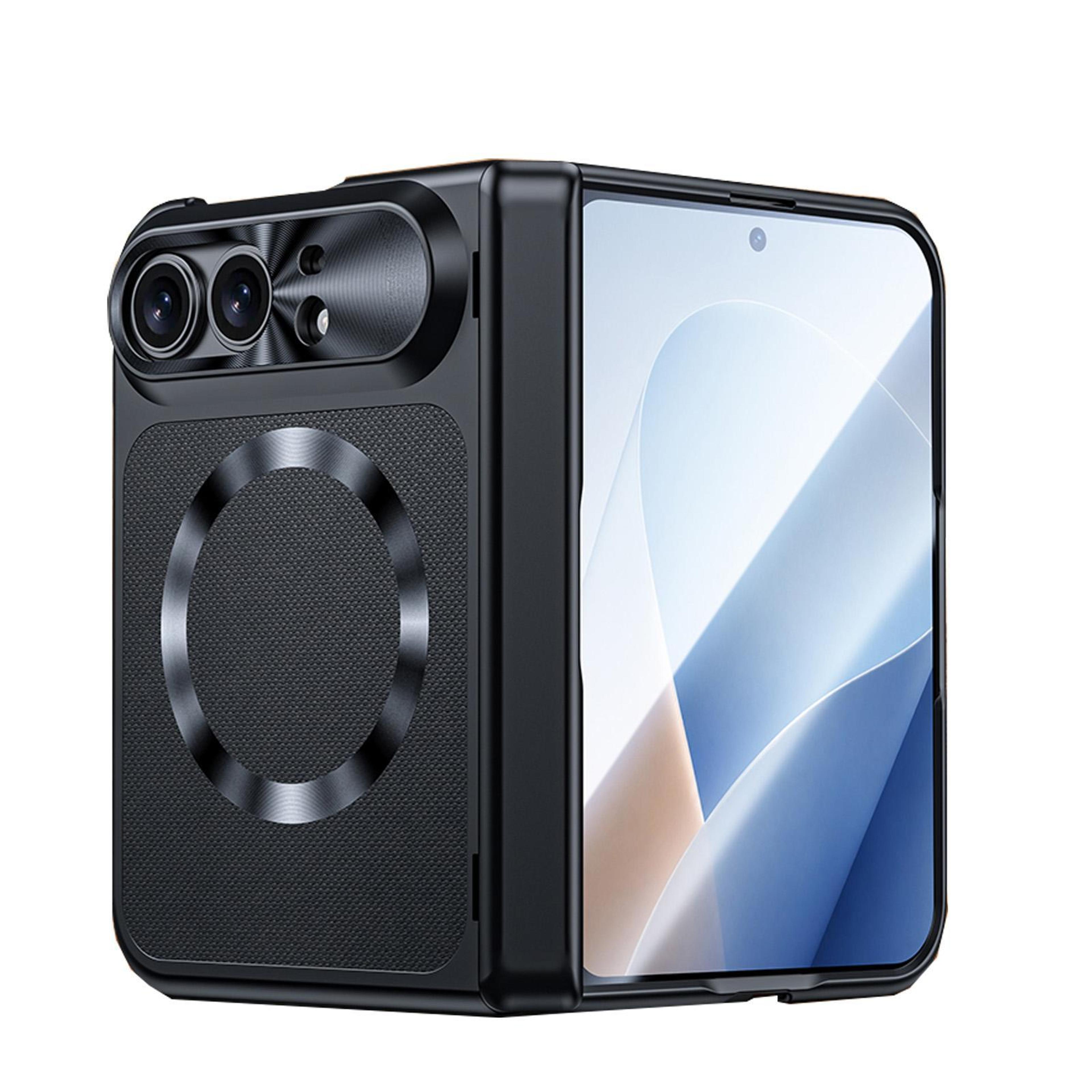 magnetic hinge iphone duo case with tempered glass screen protector for iphone duo