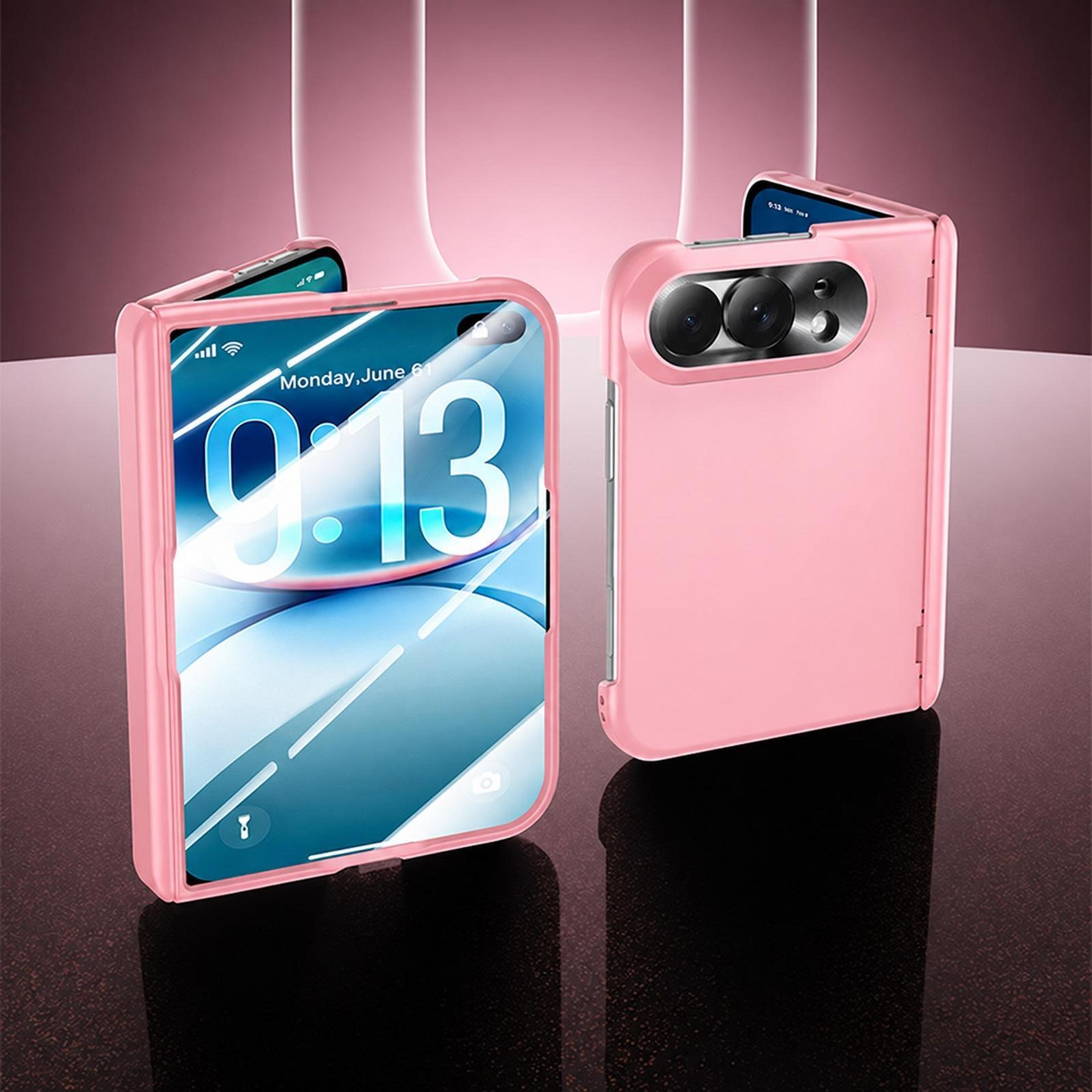 iphone duo full-body phone case with hinge protection and integrated screen film