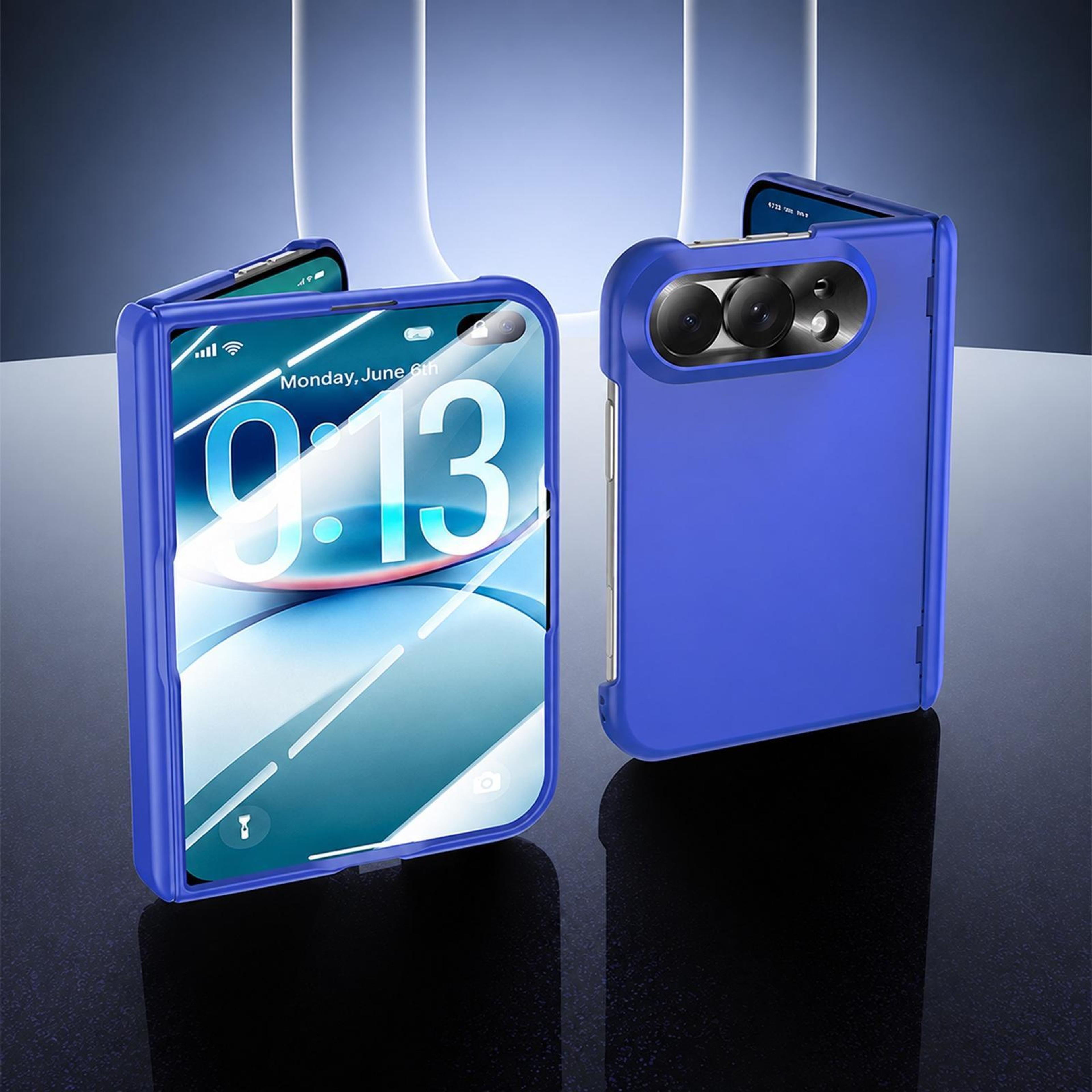 iphone duo full coverage phone case with built-in screen protector and hinge protection