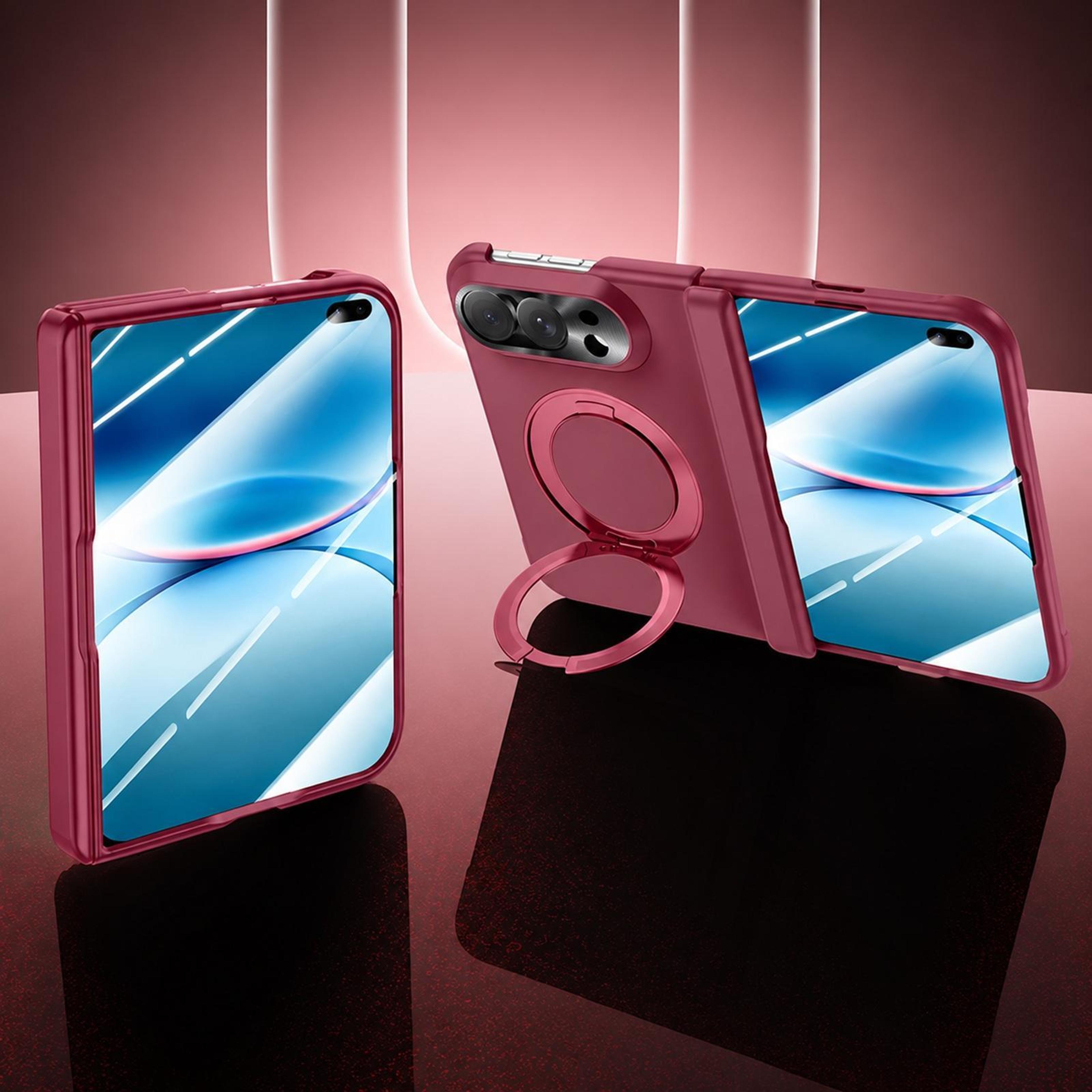 duo full coverage phone case with 360 ring holder and integrated screen protector