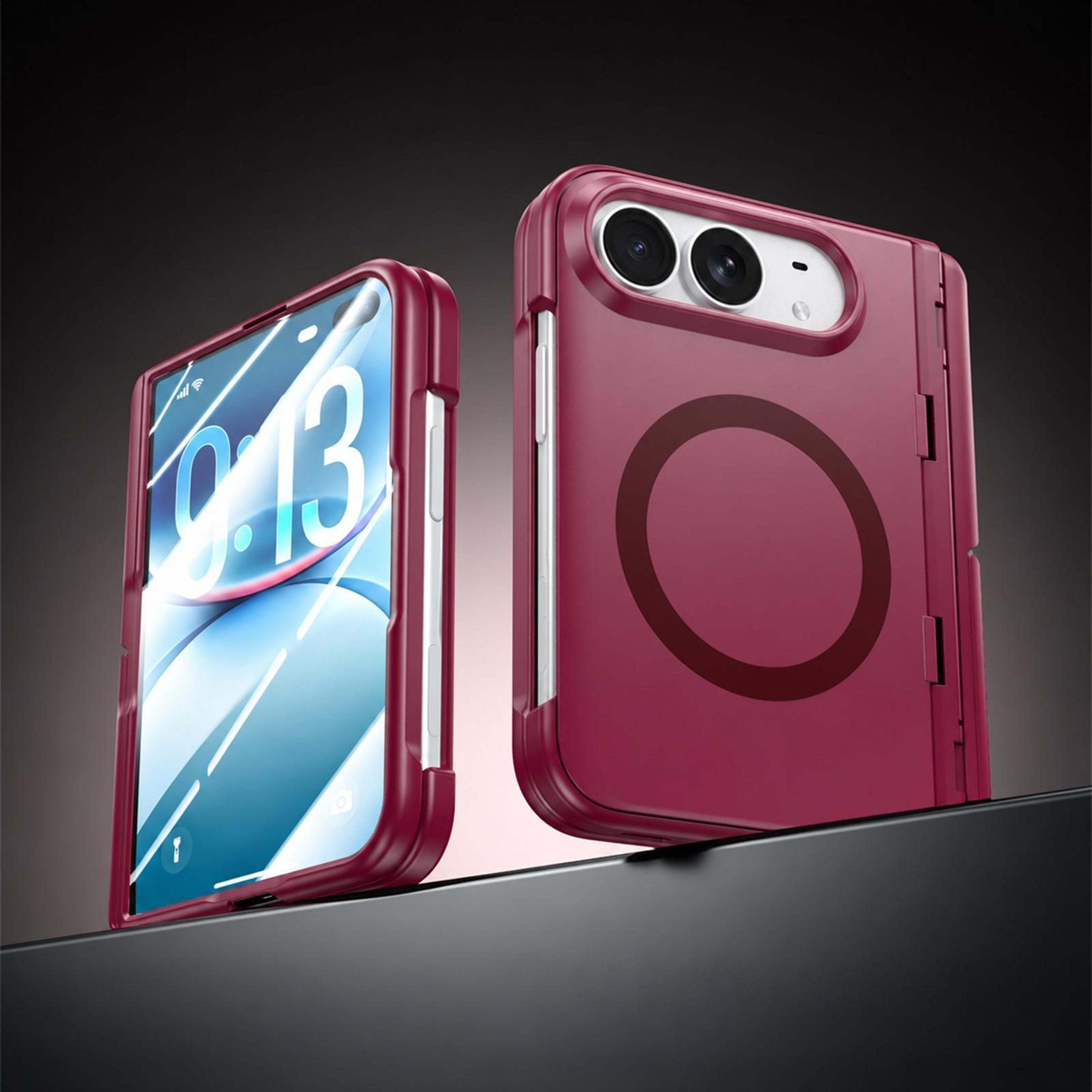 duo magnetic iphone duo case with integrated screen protector and adjustable kickstand