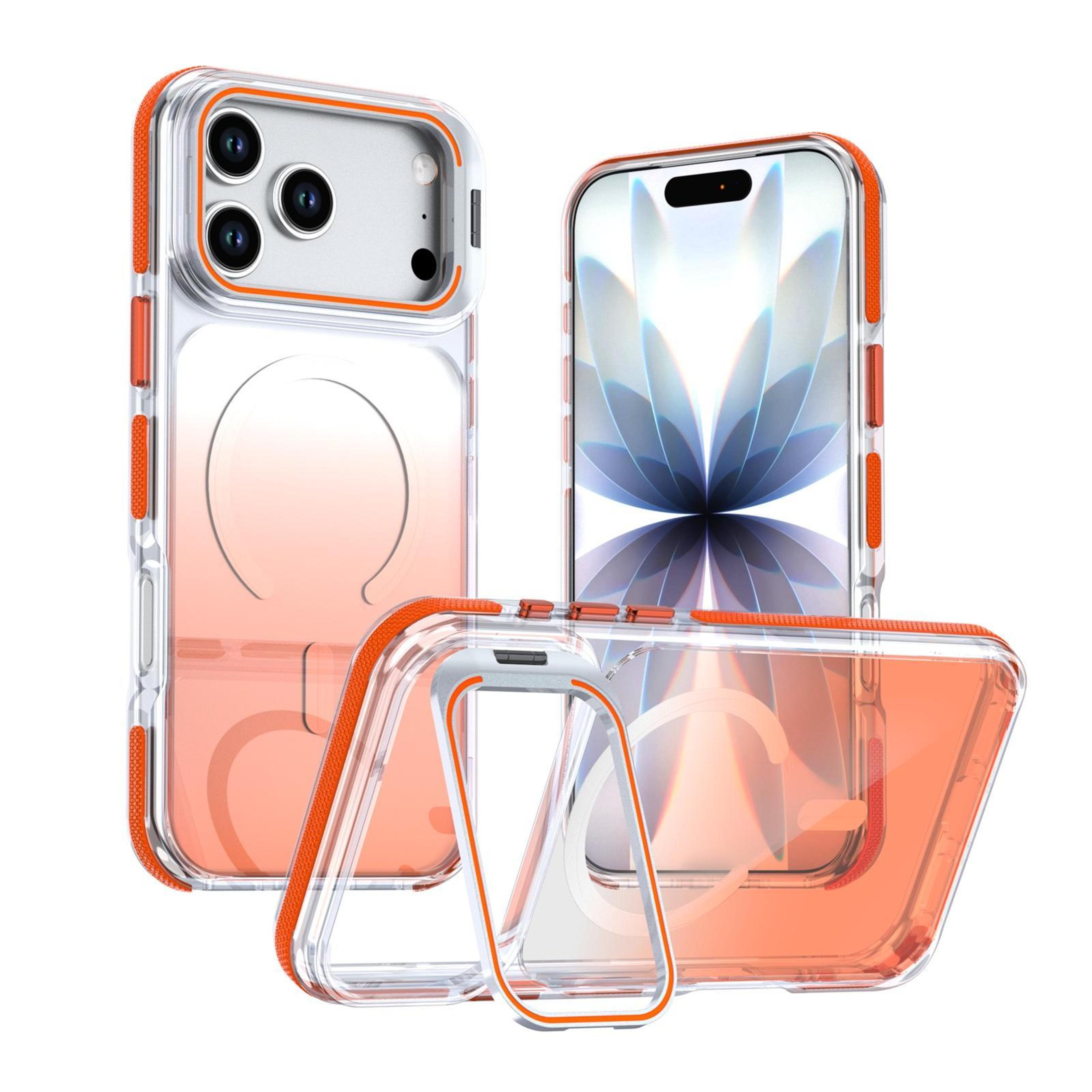 iphone 18 pro max gradient magnetic kickstand phone case