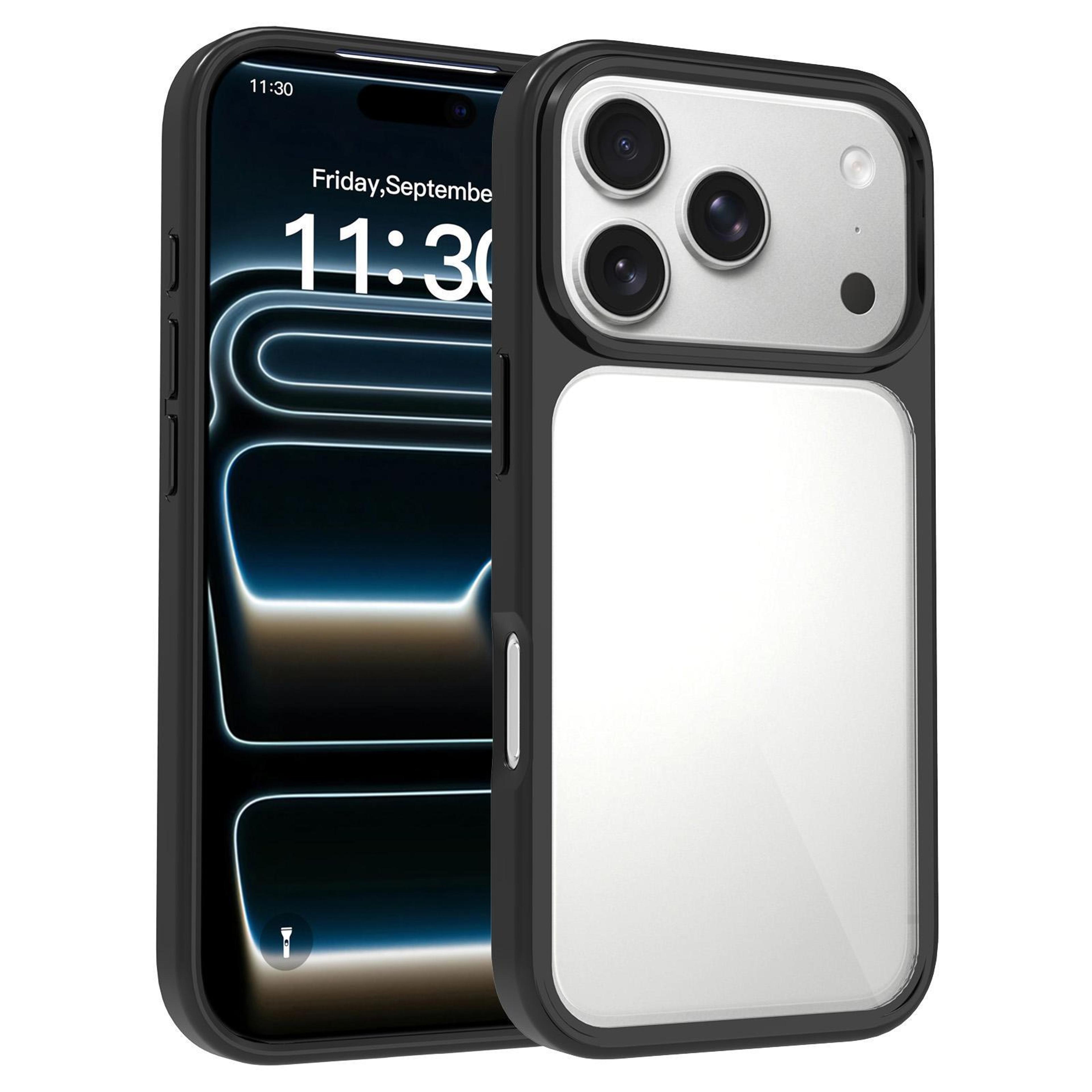 iphone 18 pro scratchproof phone case with tpu and acrylic protection
