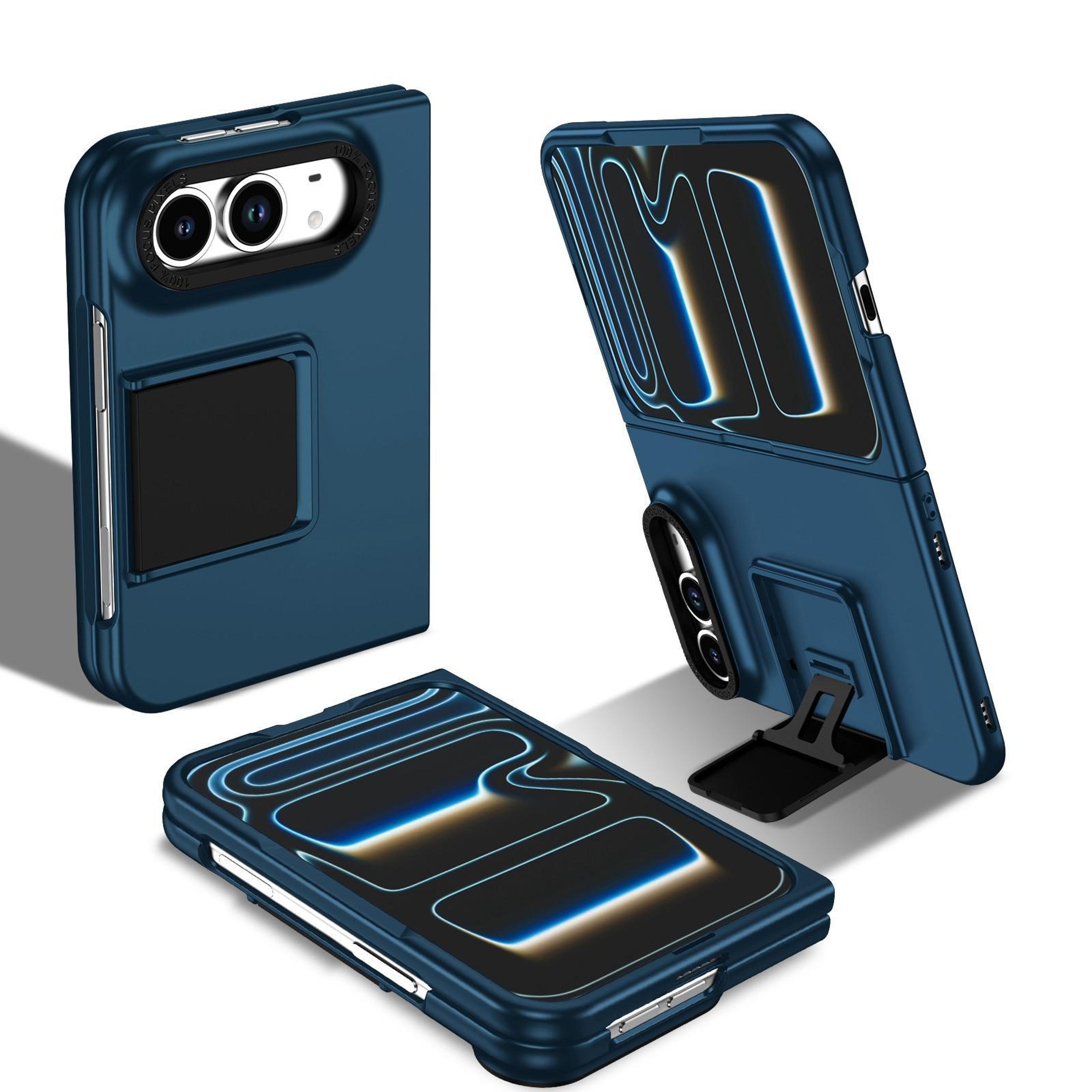iphone duo pc phone case with three-dimensional folding holder