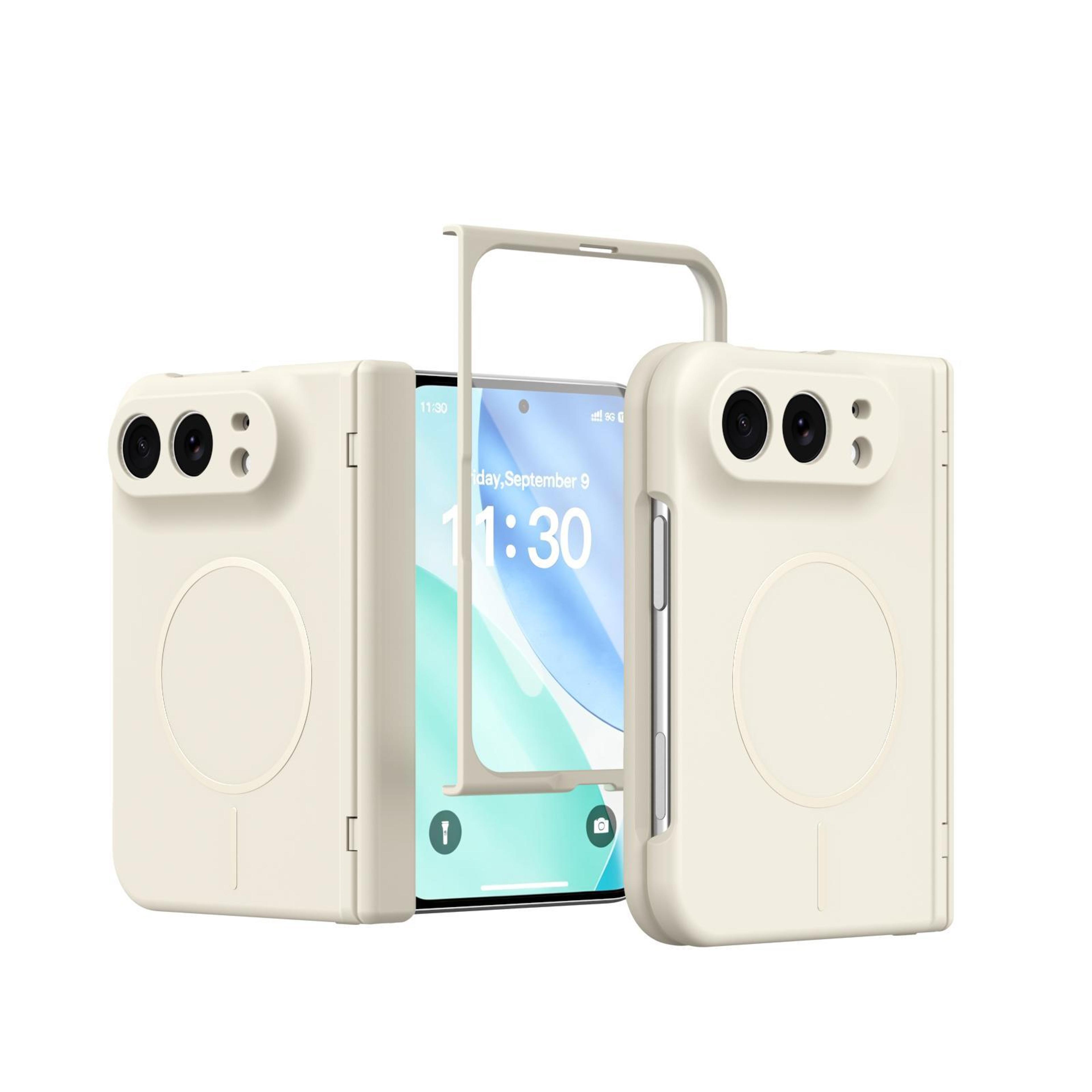 iphone duo full cover magnetic hinge case with built in screen protector