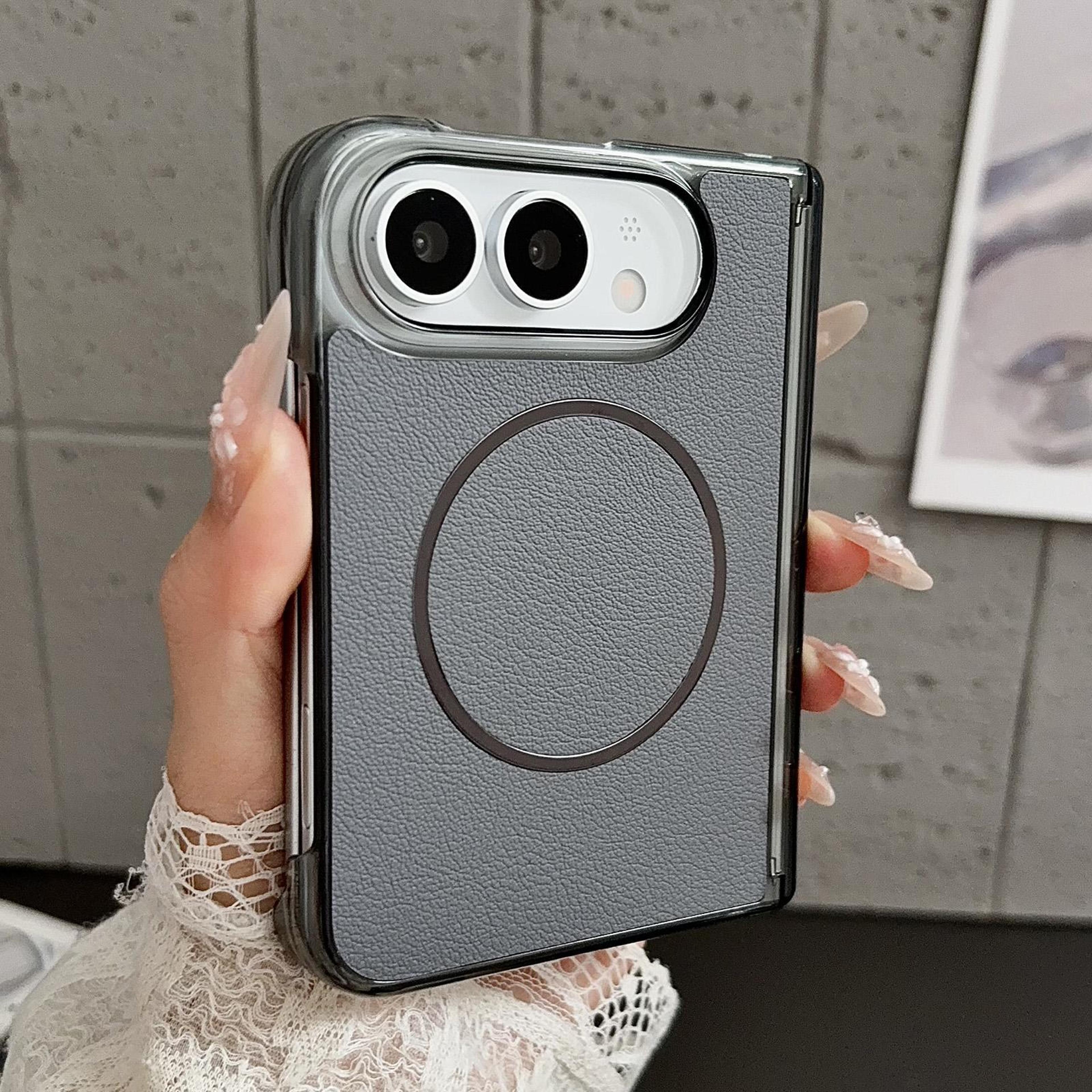 pc + pv phone case for iphone duo with magnetic wireless charging