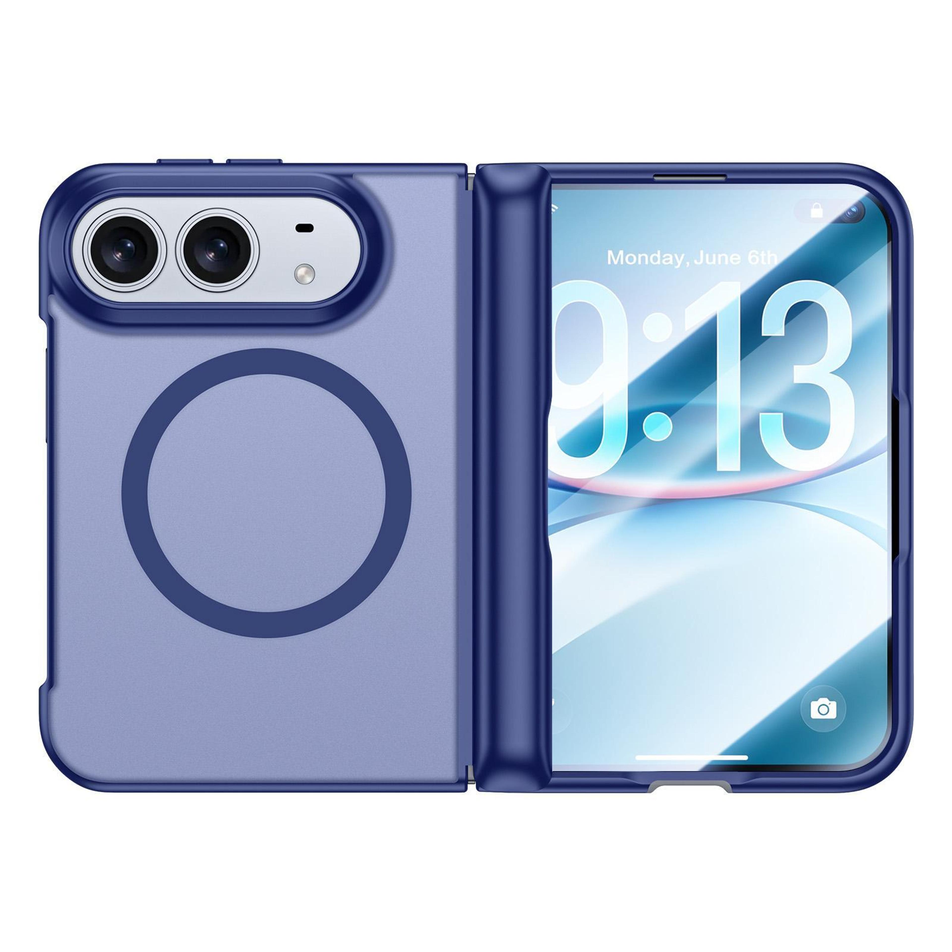 iphone duo translucent frosted magnetic phone case with dual-layer protection