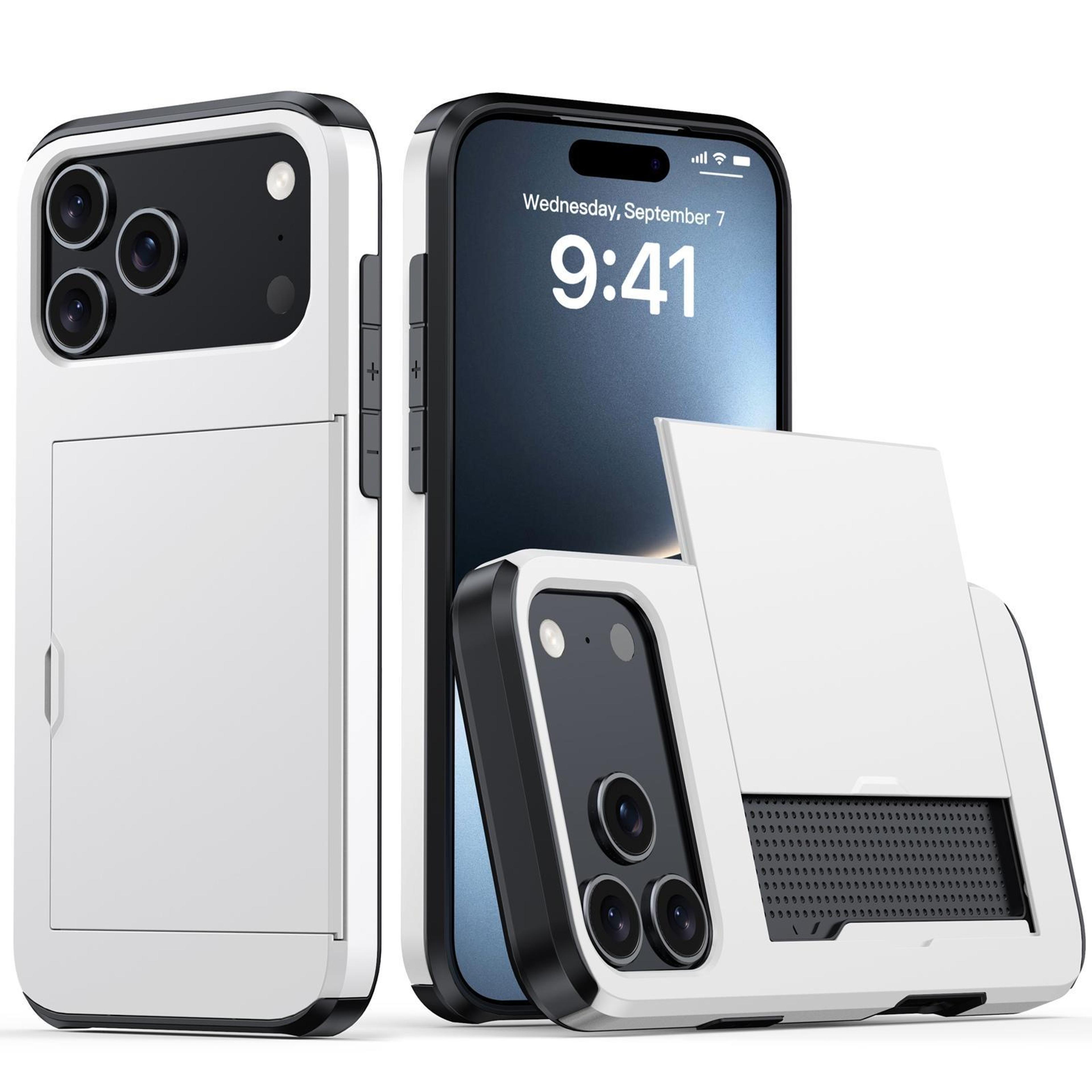 iphone 18 pro max shockproof armor case with card slot