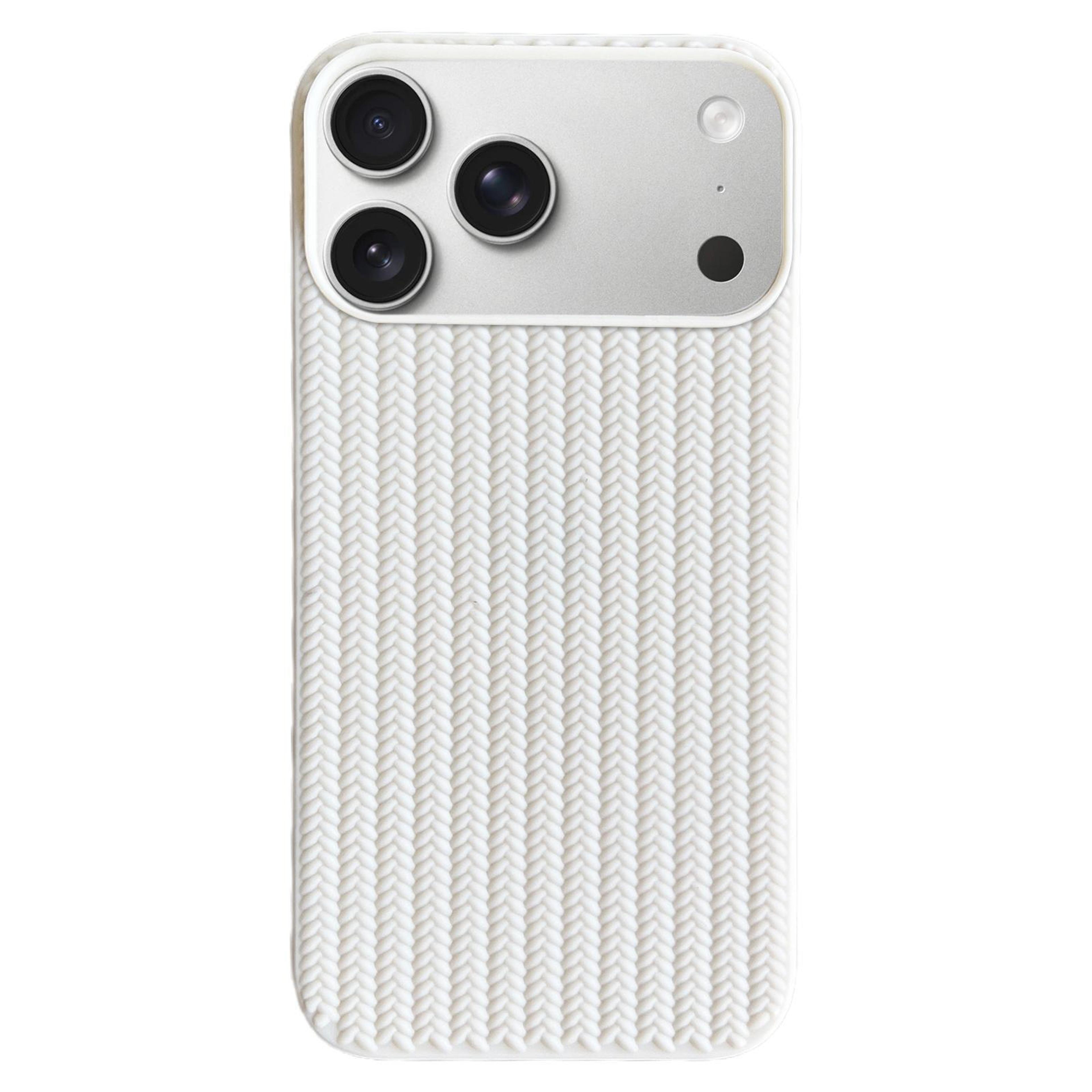 iphone 18 pro weave texture tpu phone case