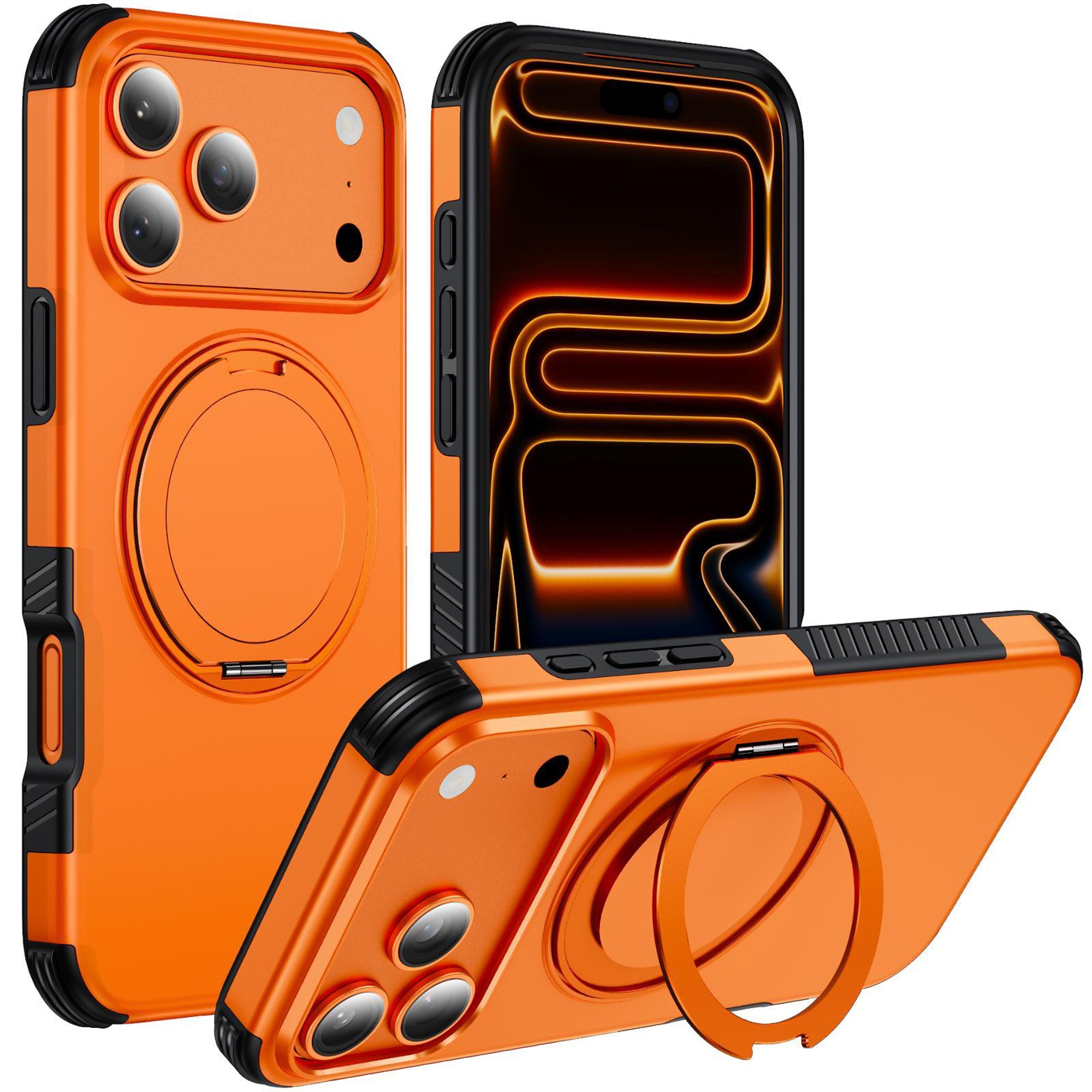18 pro magnetic 360 rotating holder phone case