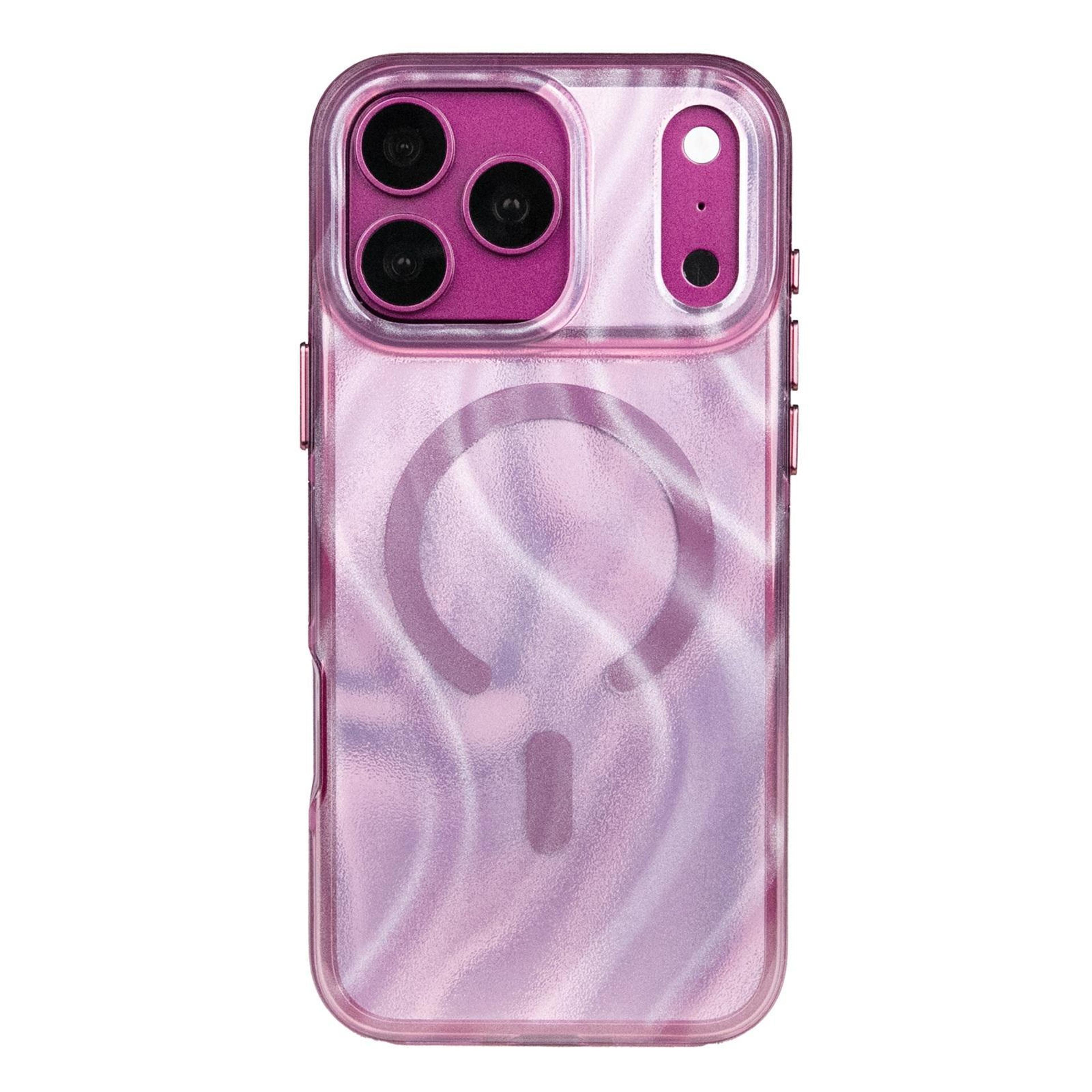 iphone 18 pro magnetic pc tpu hybrid phone case glow desert series