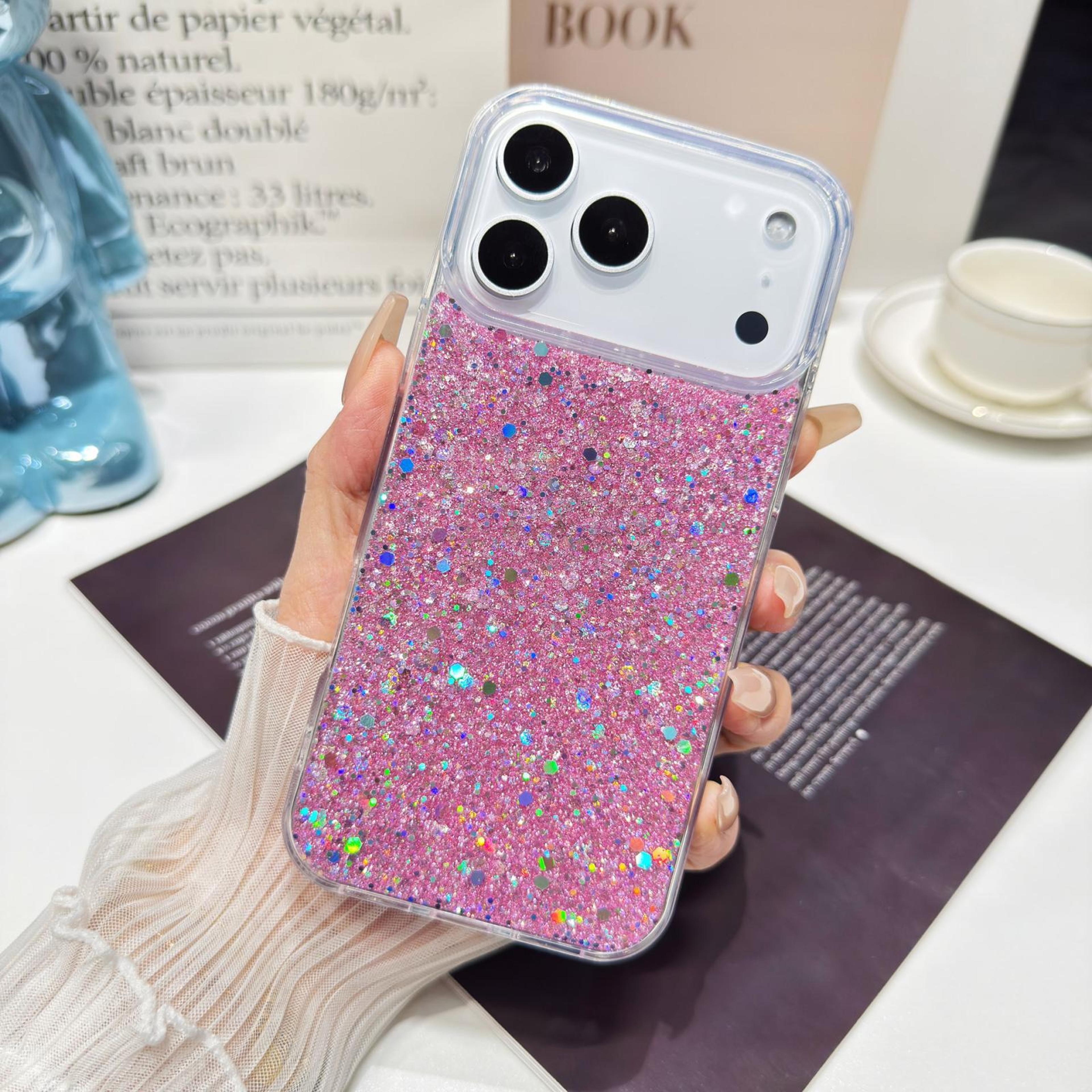 iphone 18 pro max glitter sequin soft tpu phone case