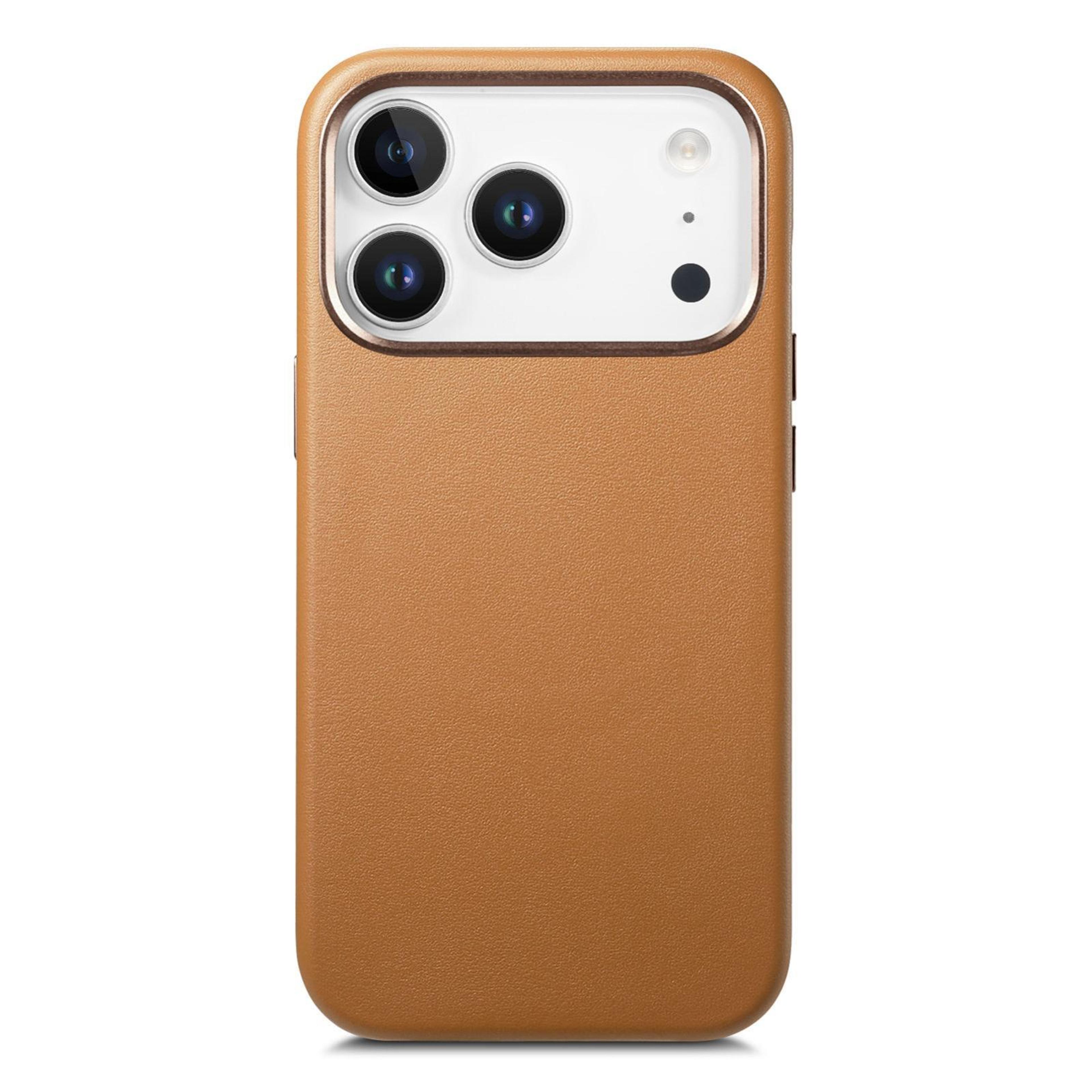18 pro magsafe phone case with electroplated metal buttons