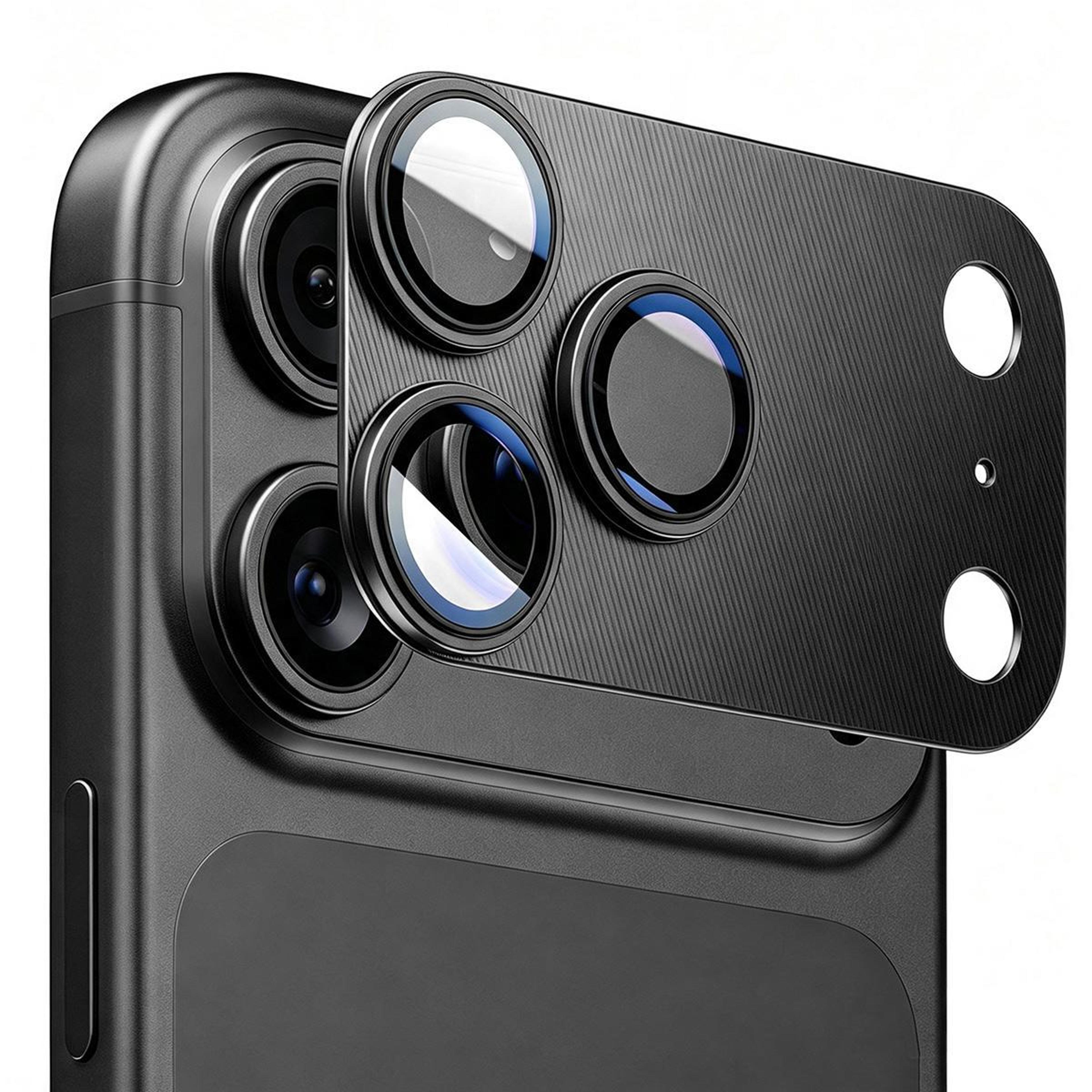 iphone 18 pro aluminum alloy tempered glass camera lens protector