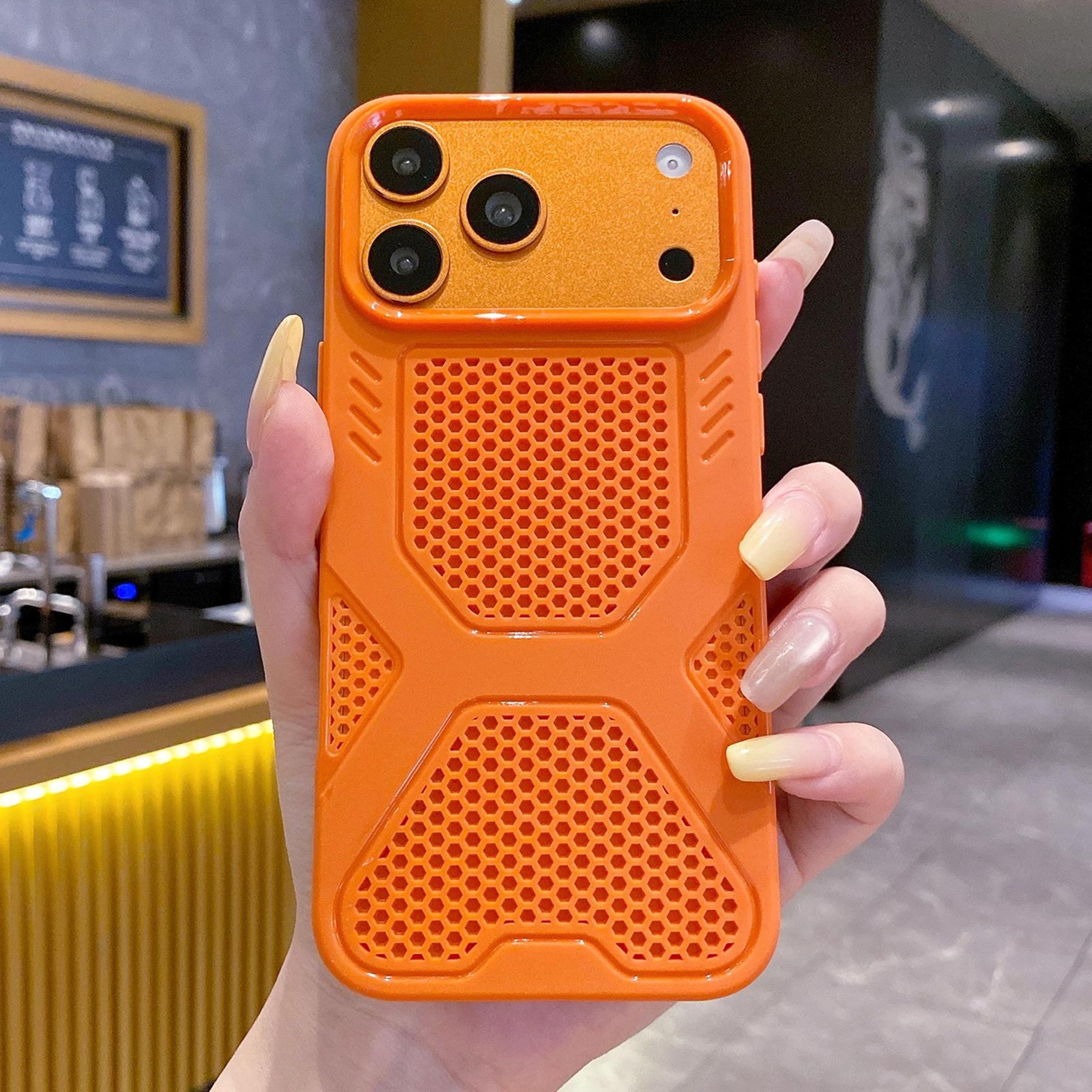 heat-dissipation tpu phone case for 18 pro with raised screen and camera edges