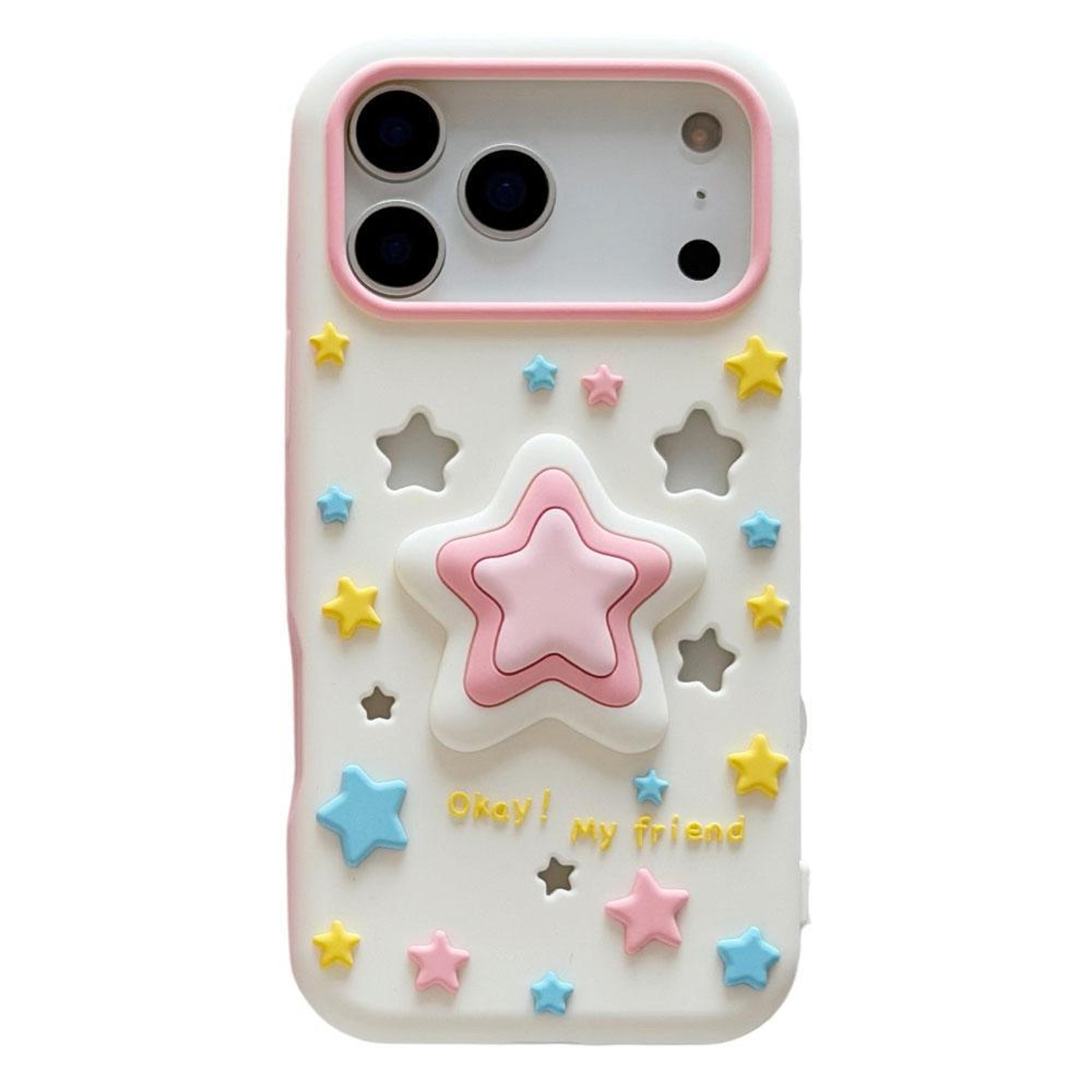 iphone 18 pro pressable star silicone phone case