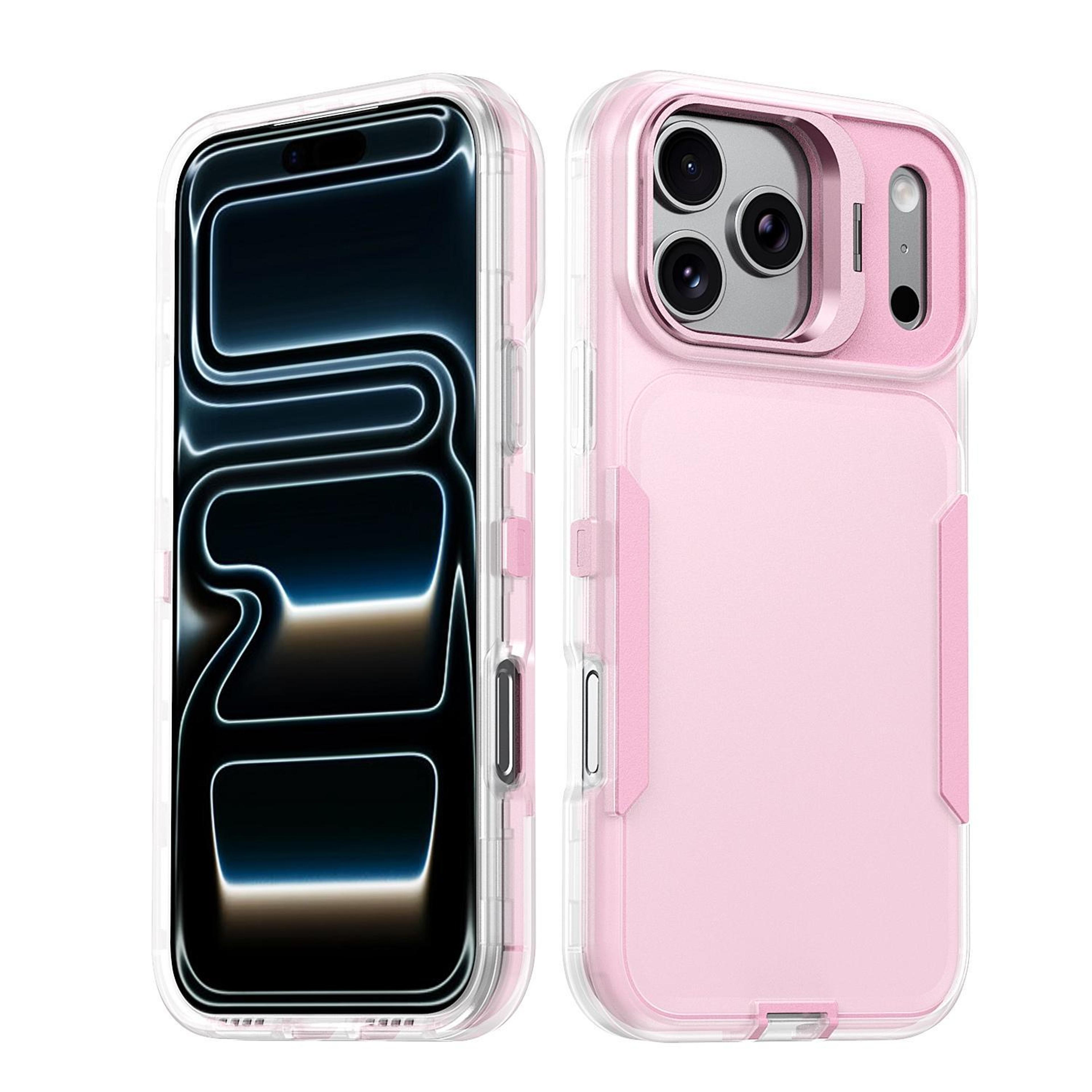 iphone 18 pro protective case with adjustable hidden lens holder