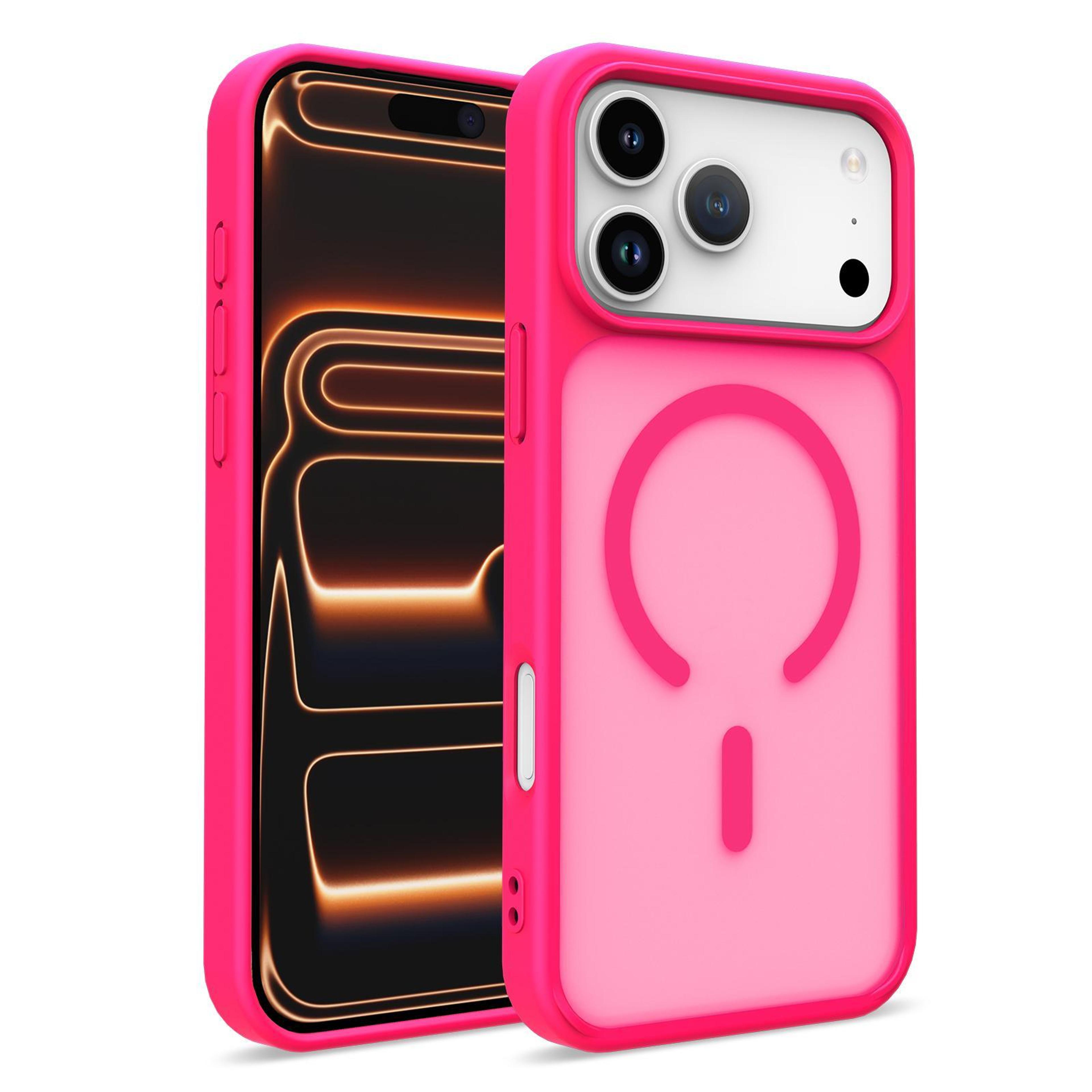 magnetic iphone 18 pro max hybrid pc tpu shockproof phone case