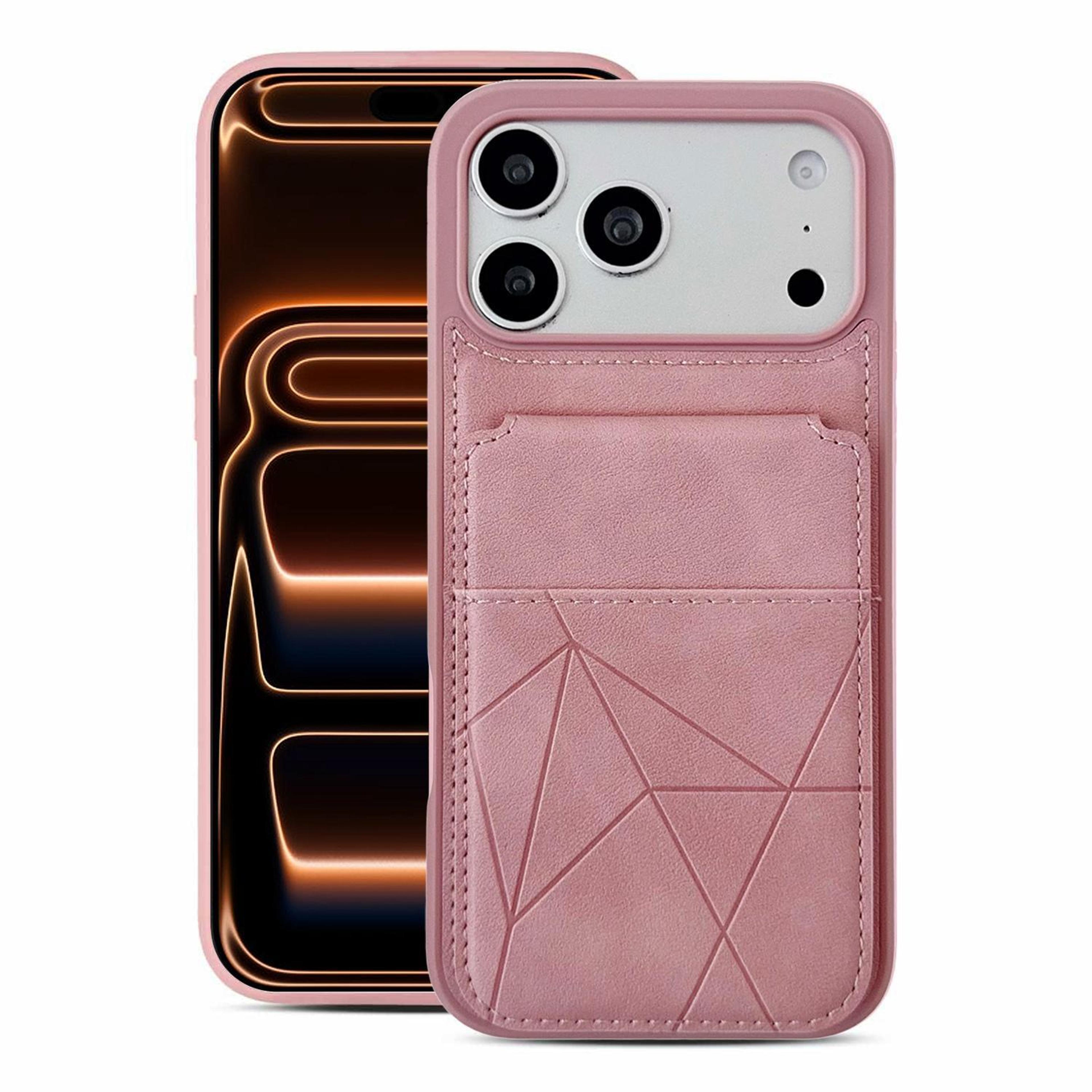 18 pro vertical flip wallet phone case with card holder and kickstand